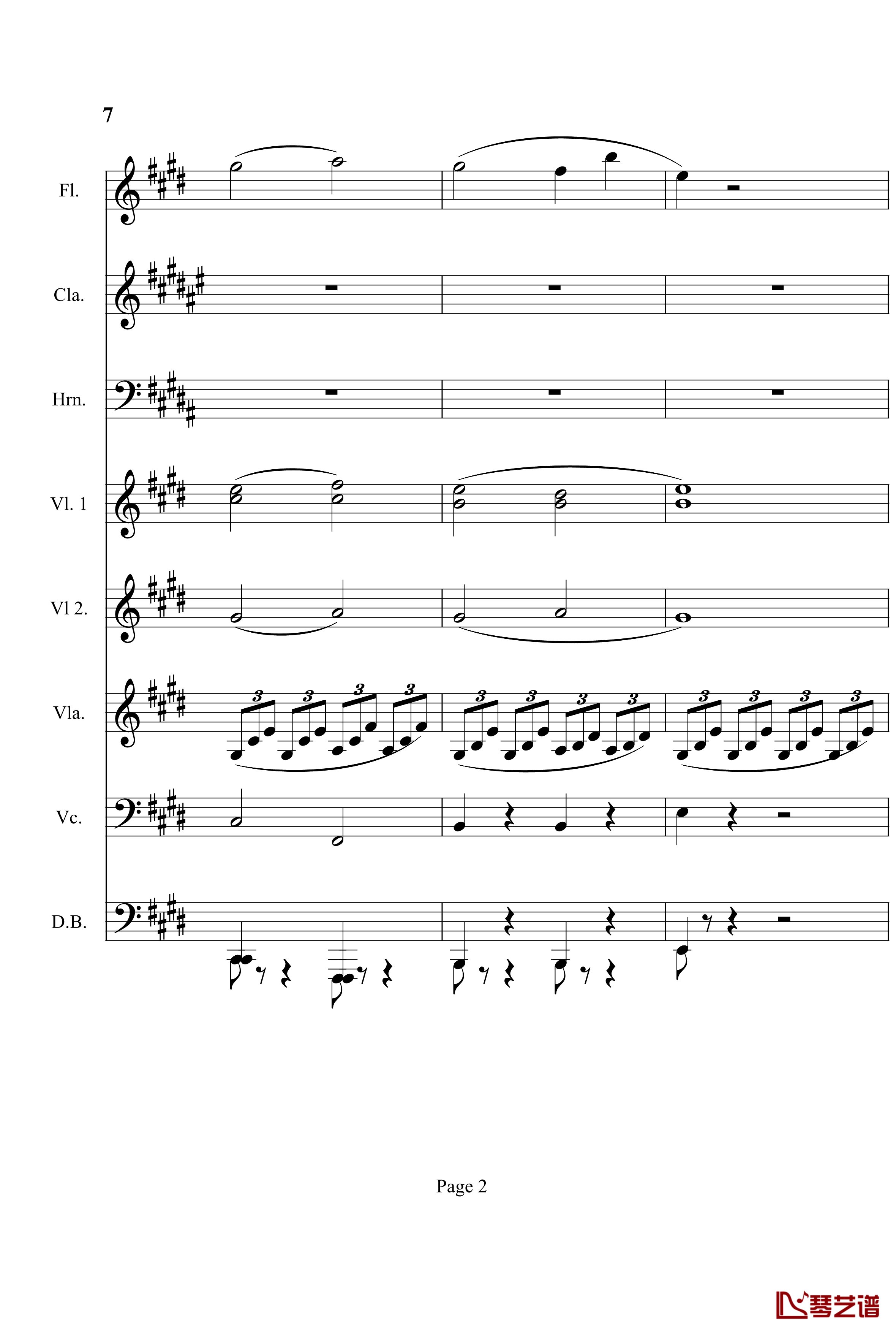 奏鸣曲之交响钢琴谱-第14首-Ⅰ-贝多芬-beethoven2