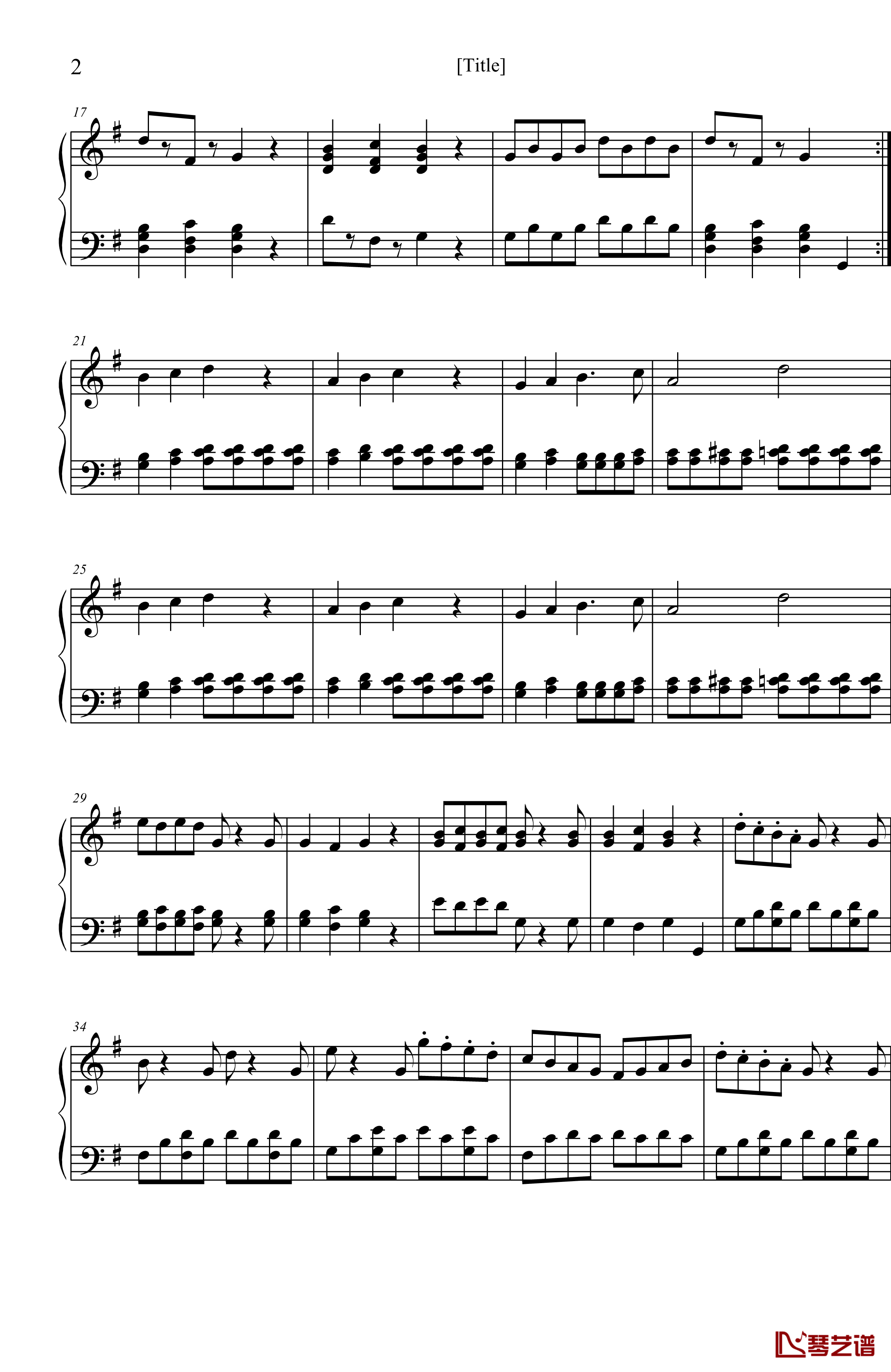 第一奏鸣曲钢琴谱-项海波2