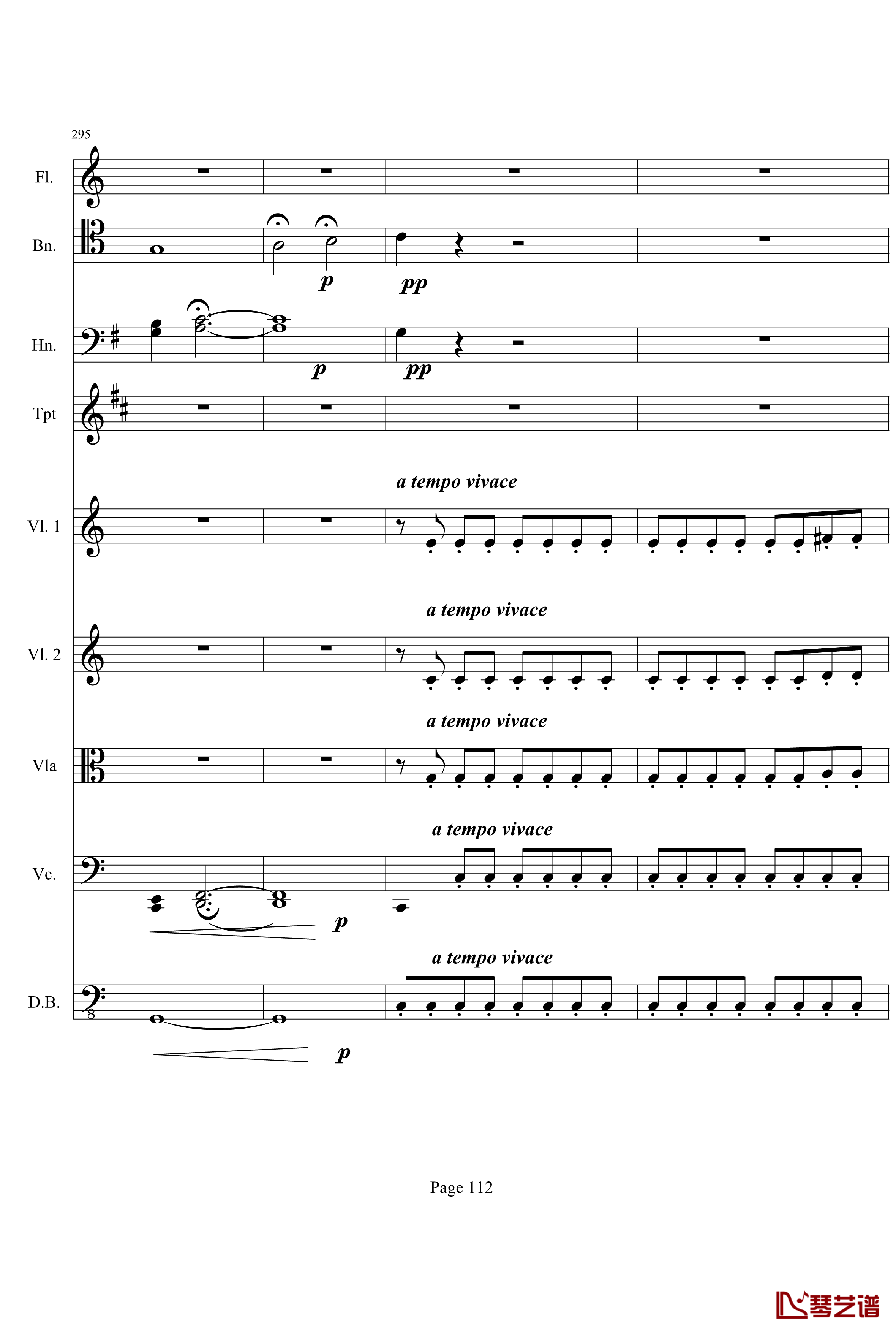 奏鸣曲之交响钢琴谱-第21-Ⅰ-贝多芬-beethoven112