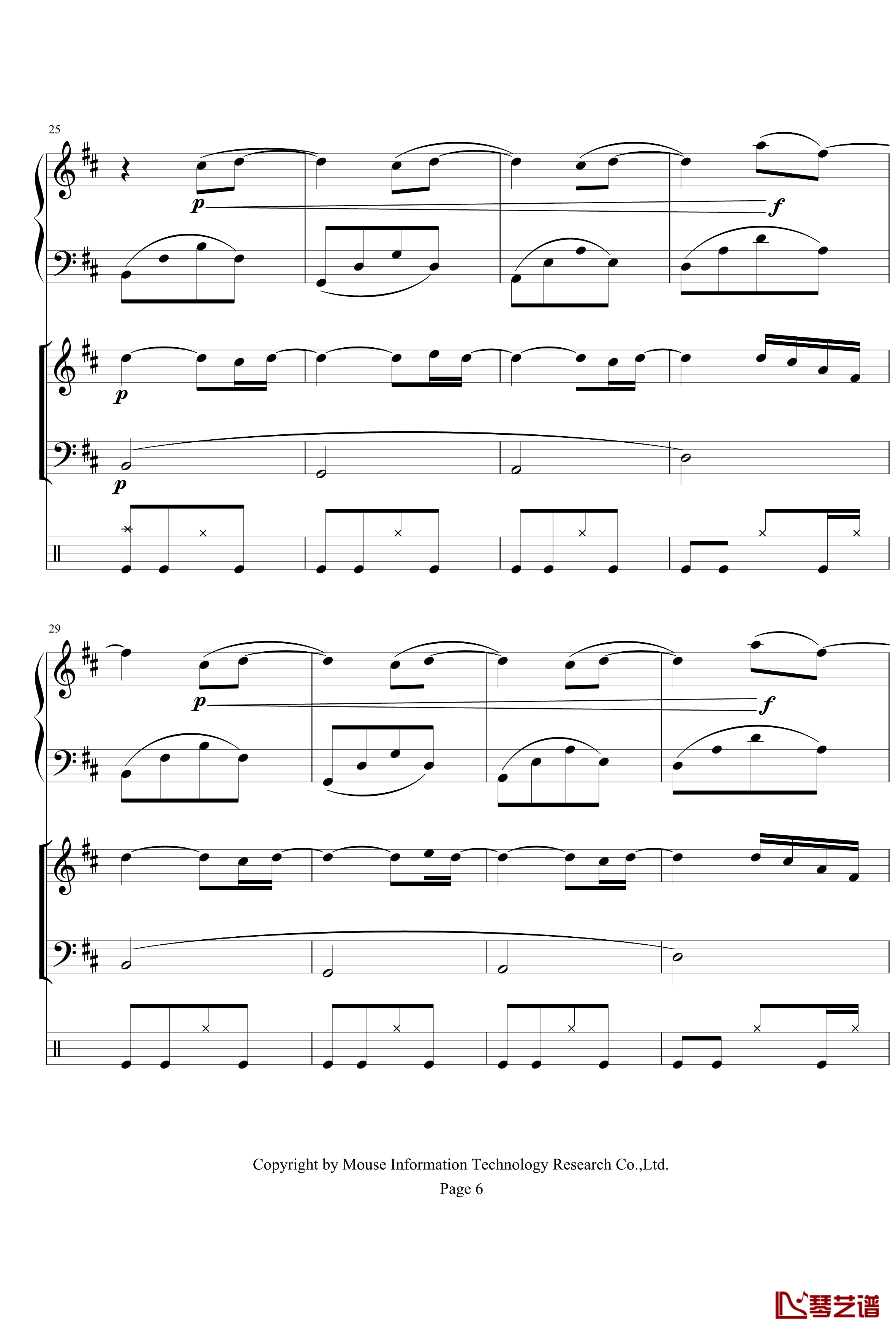 O钢琴谱-MITR6