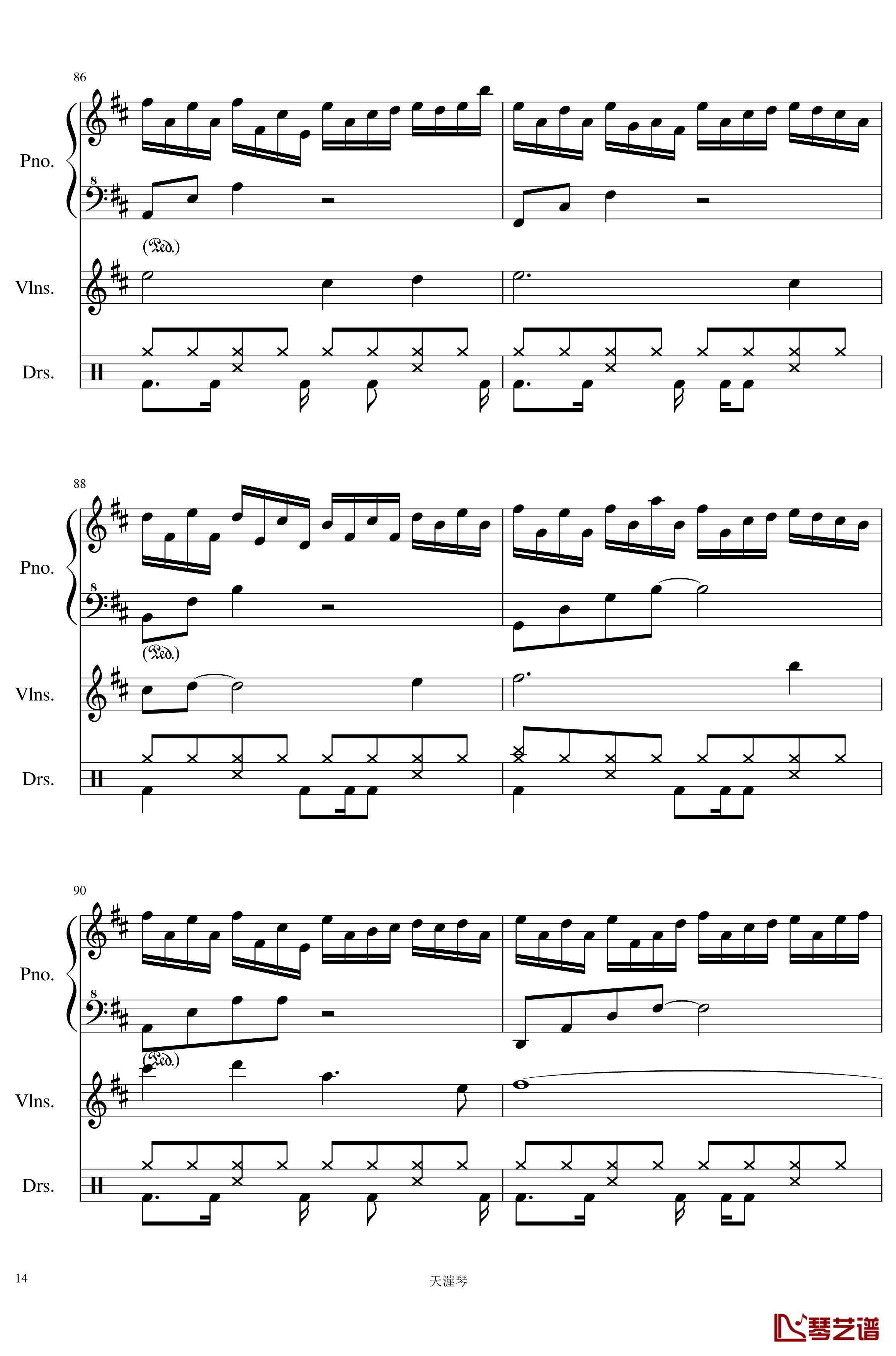 Somnambulating钢琴谱-羽肿14