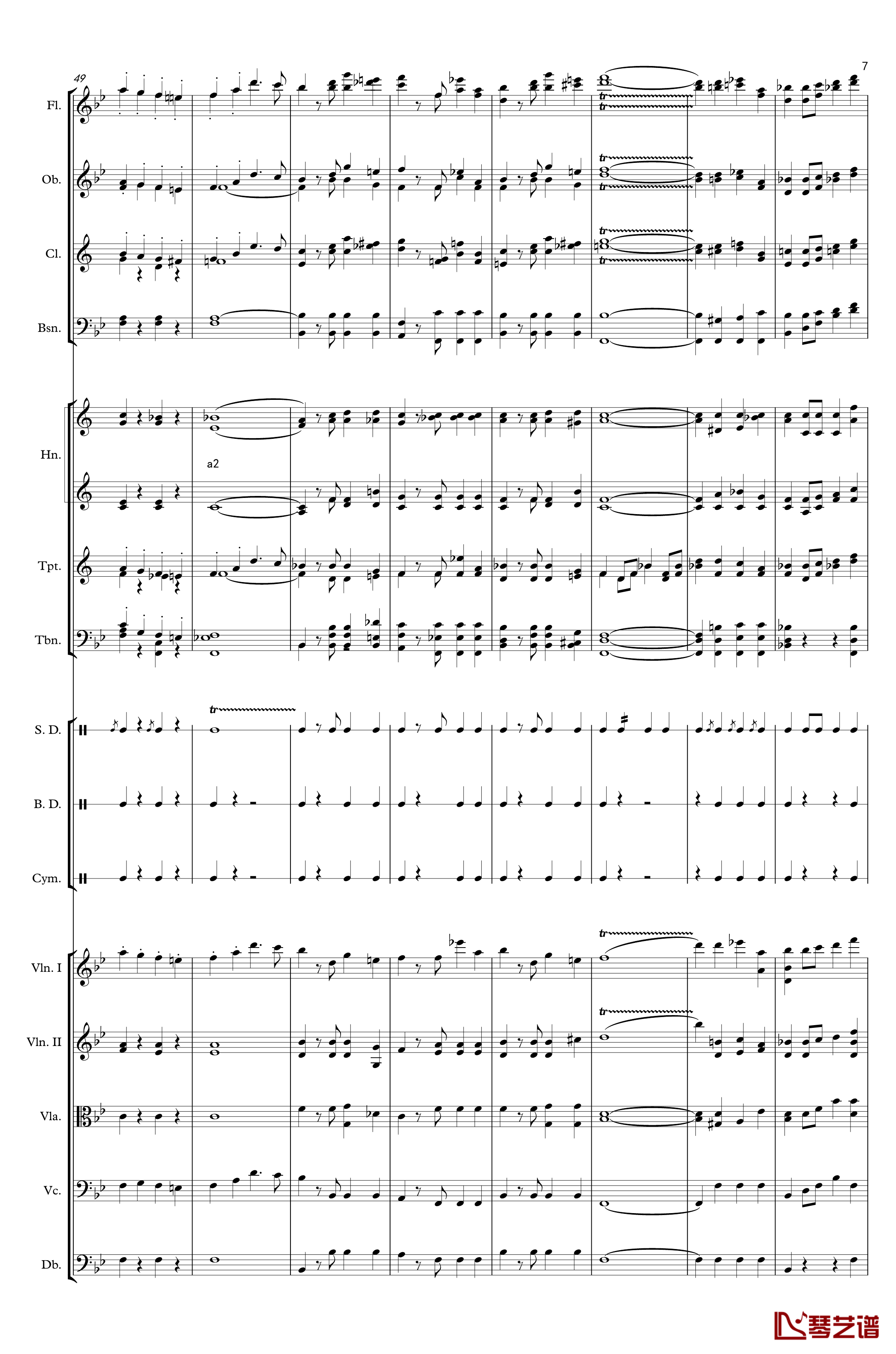 入城式进行曲钢琴谱-Johann Jr. Strauss7