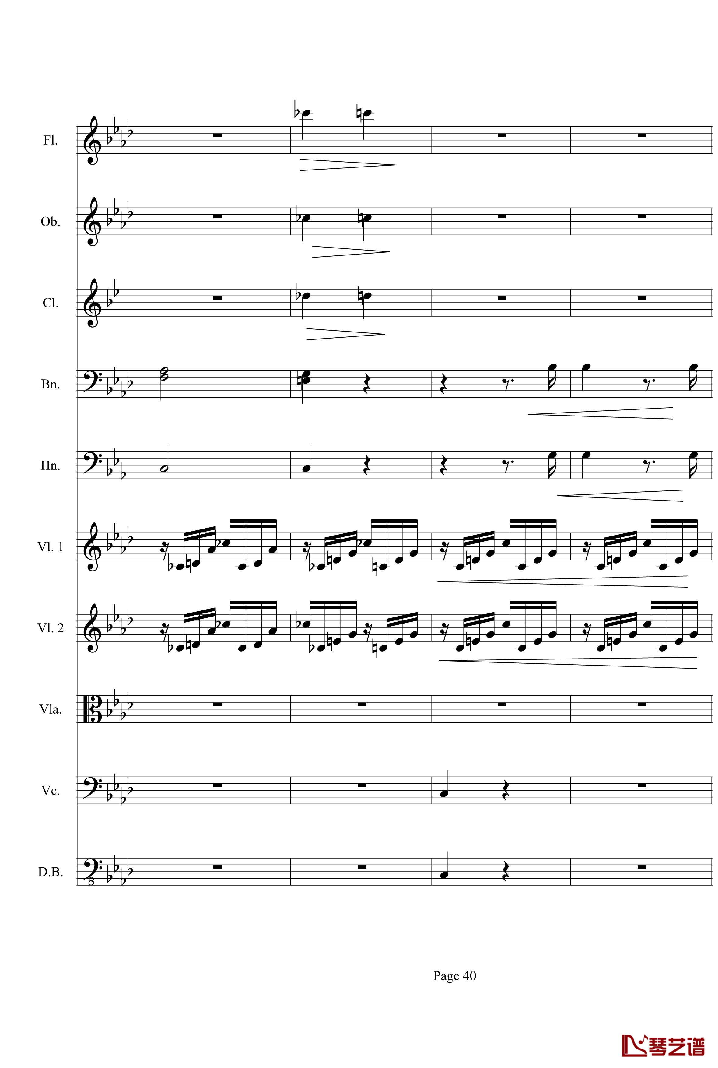 奏鸣曲之交响第23首Ⅲ钢琴谱--贝多芬-beethoven40