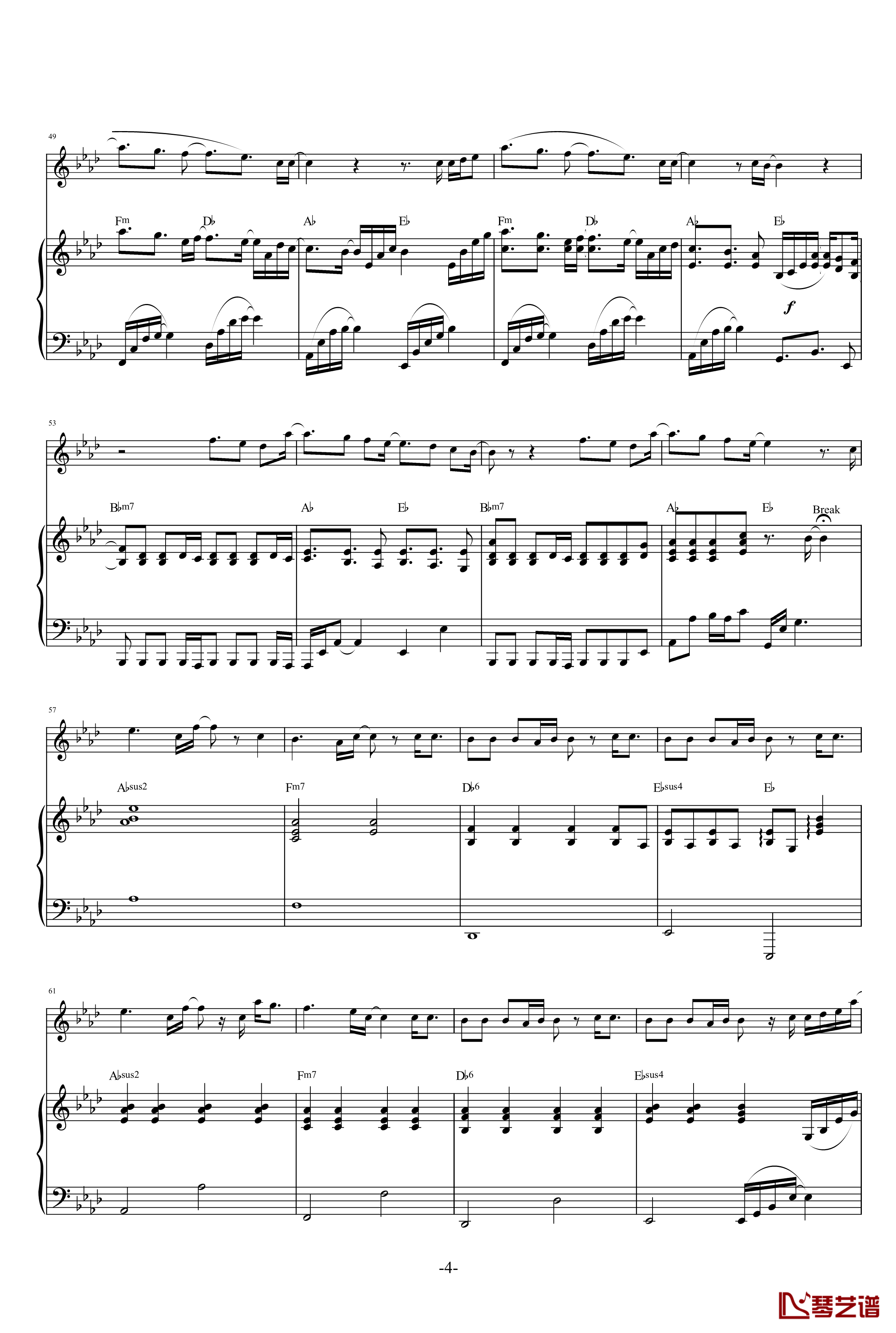 All of me Piano Accompaniment钢琴谱-John Legend4