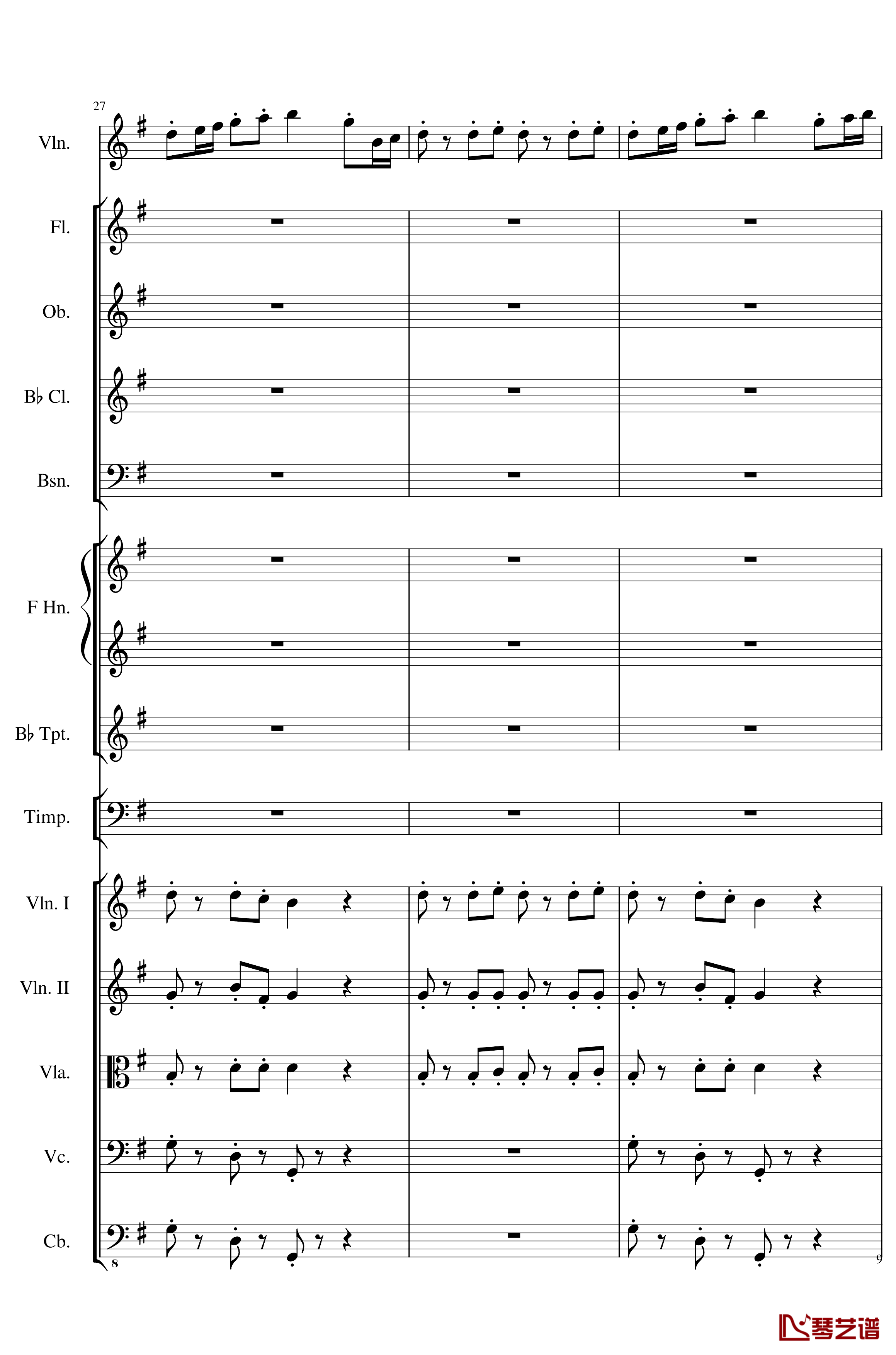 Rondo in G, Op.137钢琴谱-一个球9