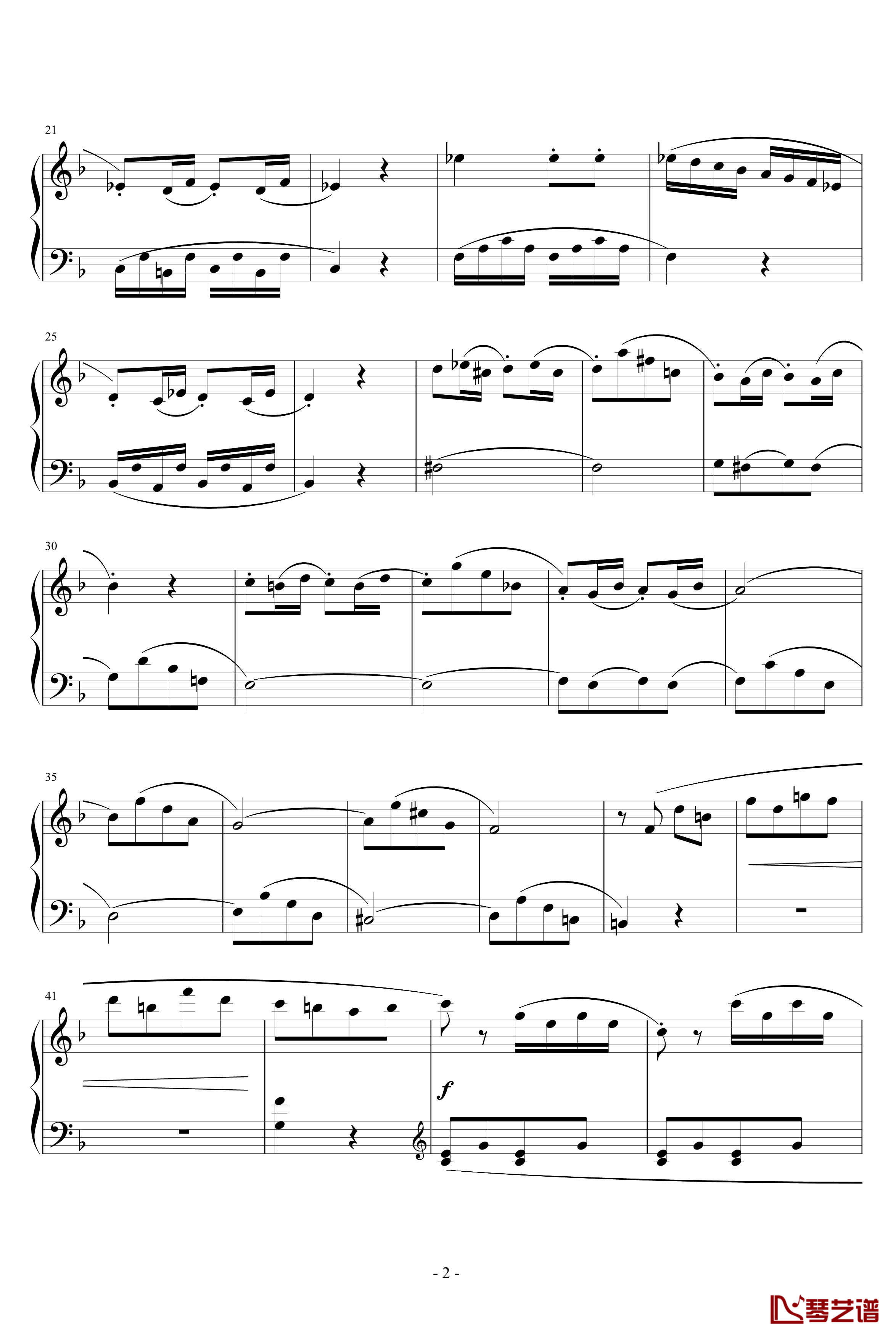 F大调小奏鸣曲-贝多芬-beethoven2