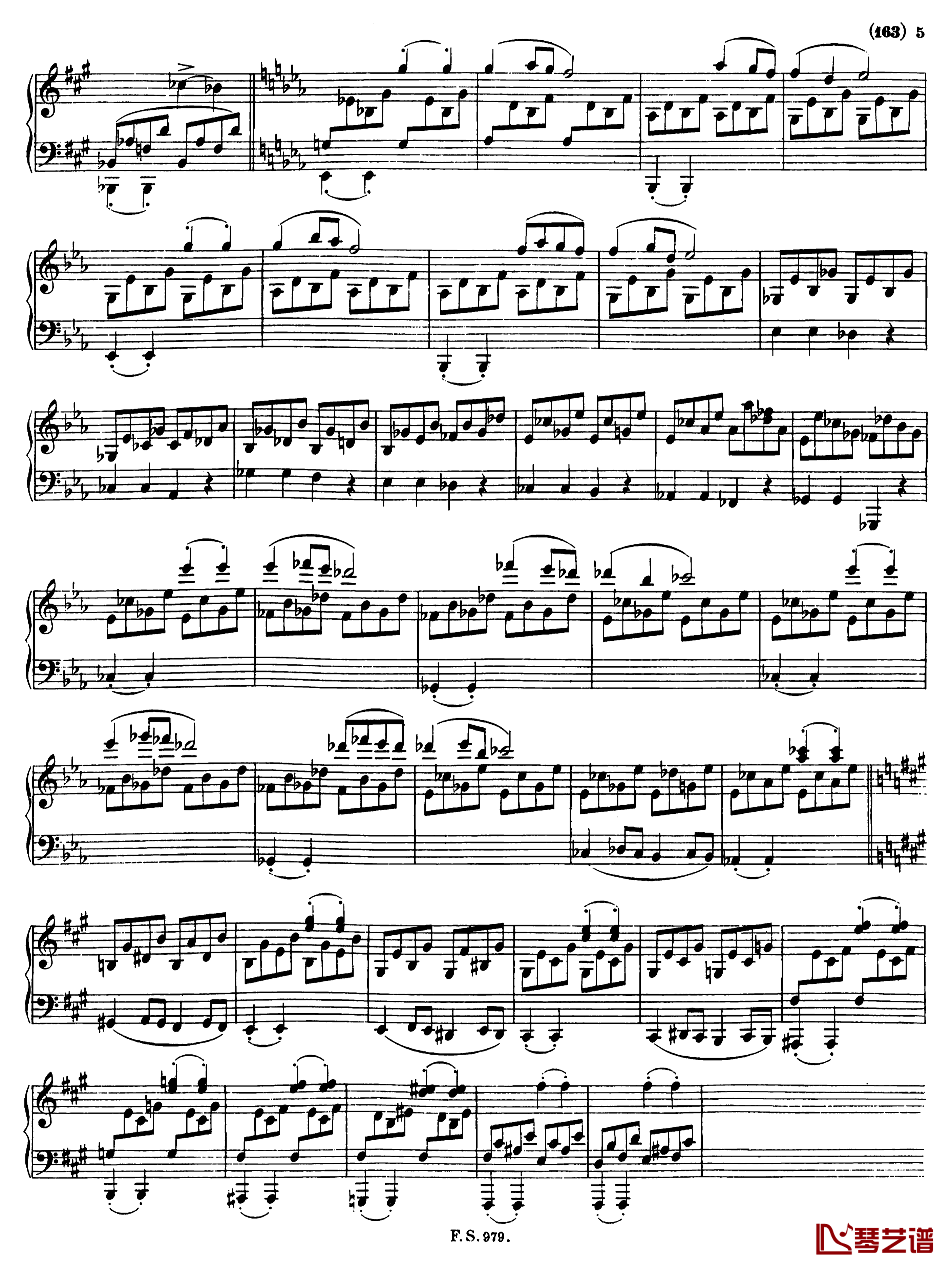升f小调钢琴奏鸣曲D.571钢琴谱-李斯特-舒伯特4