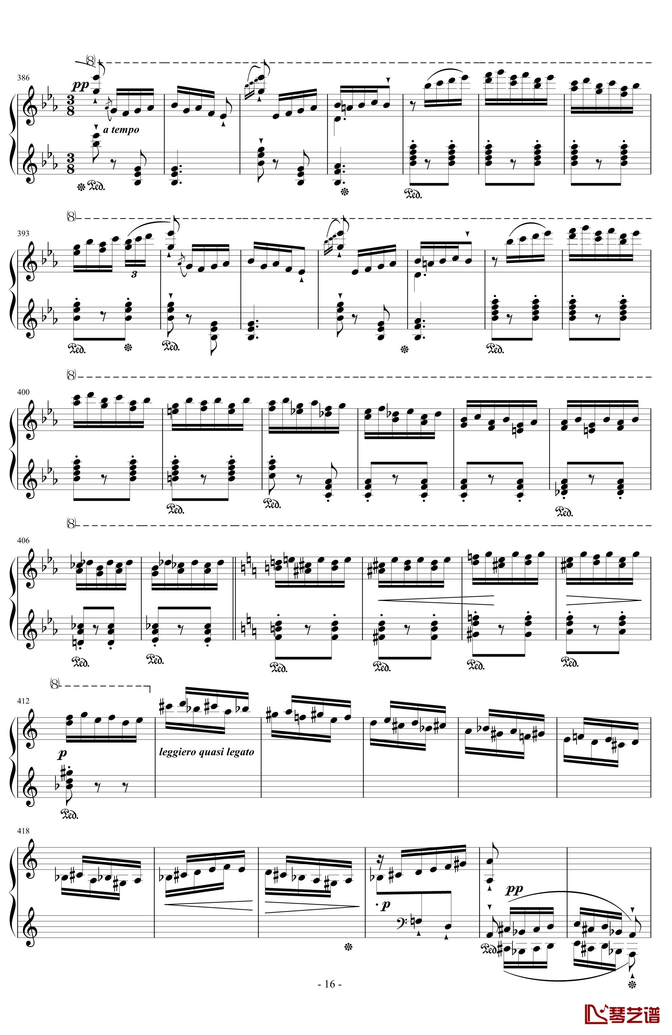 西班牙狂想曲钢琴谱-难度极高的炫技大作-李斯特16