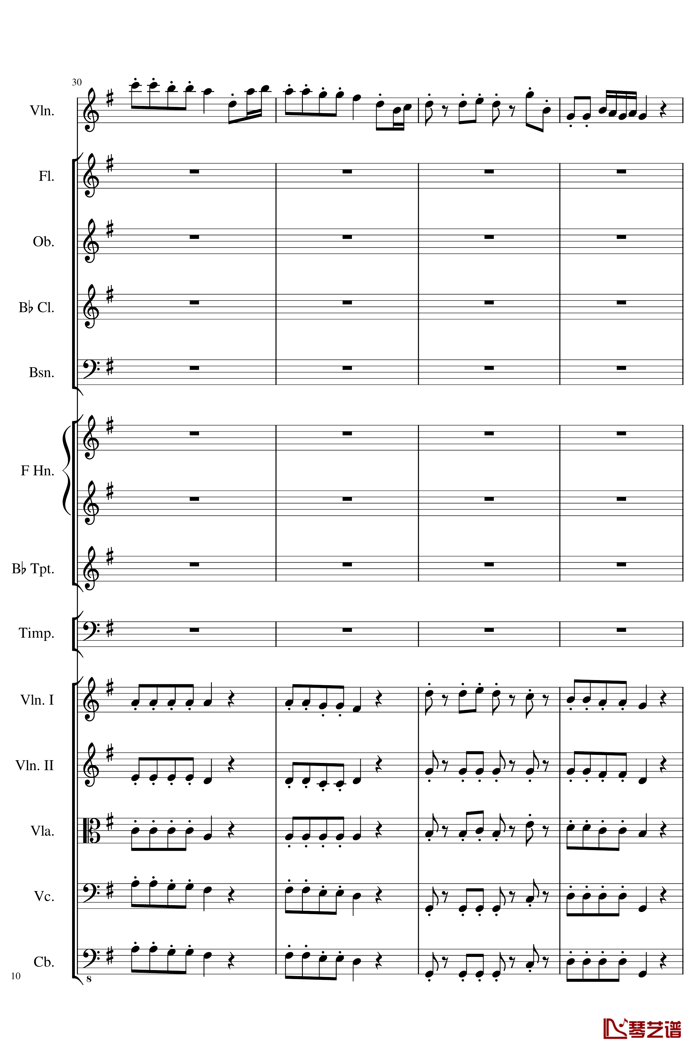Rondo in G, Op.137钢琴谱-一个球10