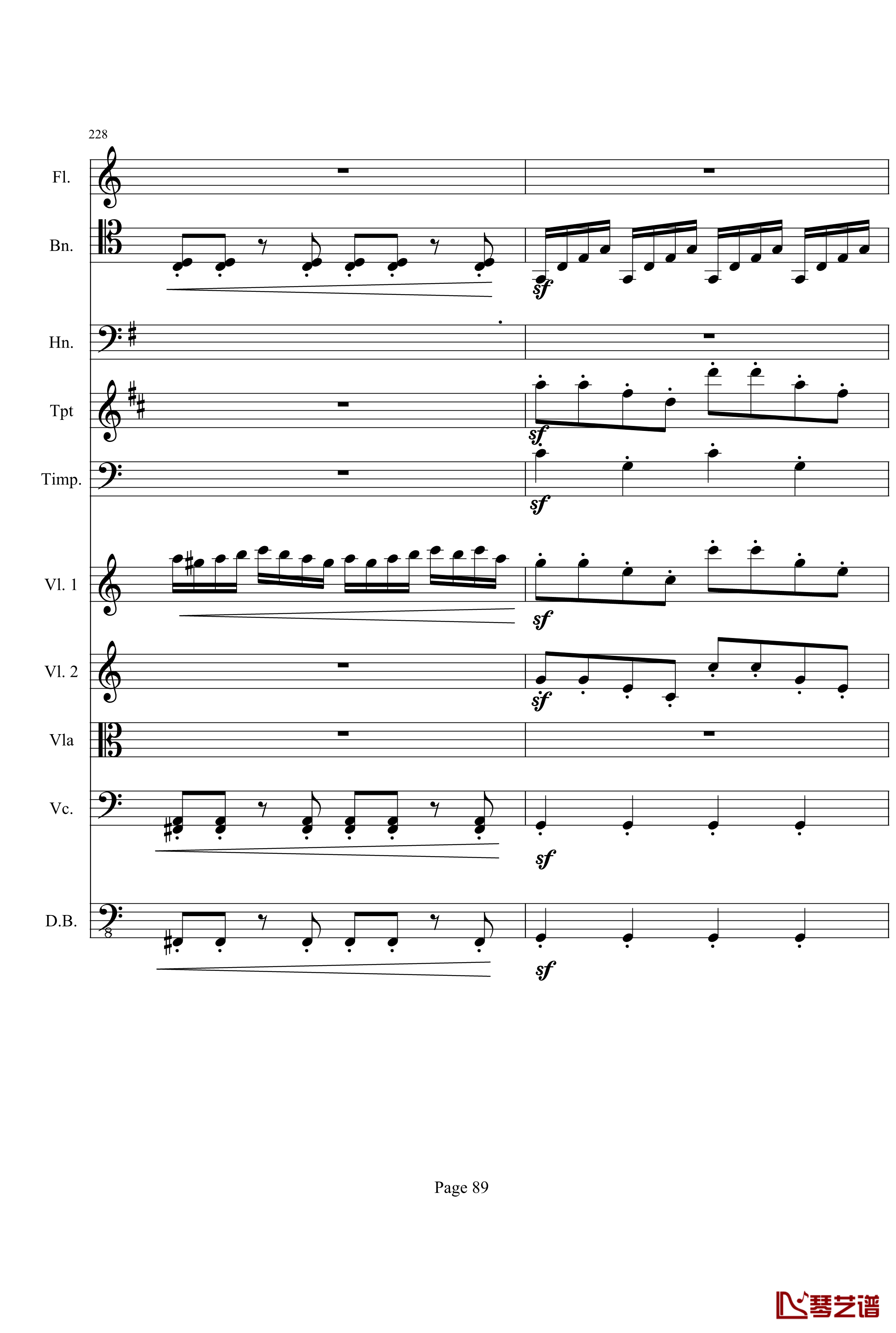 奏鸣曲之交响钢琴谱-第21首-Ⅰ-贝多芬-beethoven89