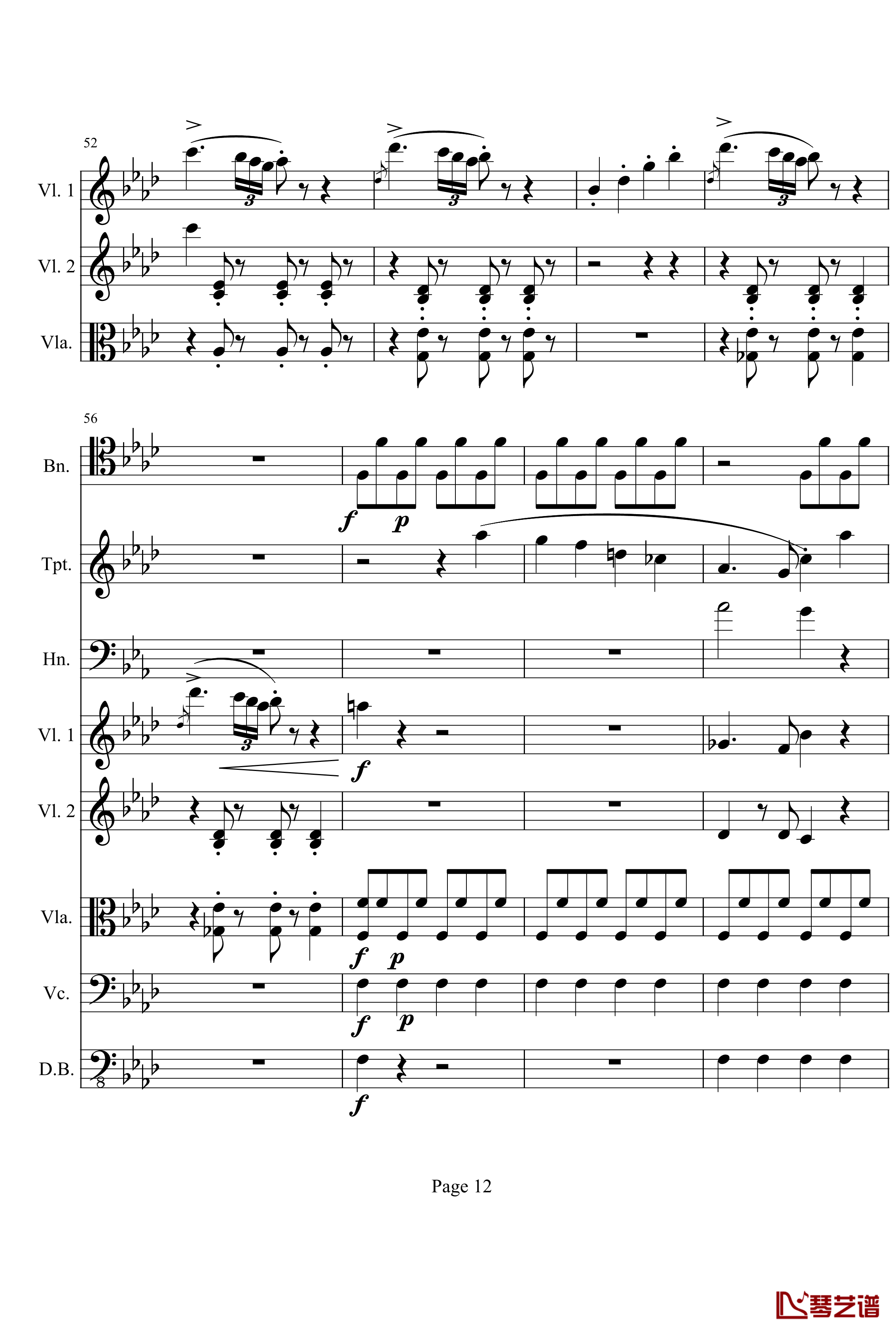 奏鸣曲之交响钢琴谱-第1首-Ⅰ-贝多芬-beethoven12