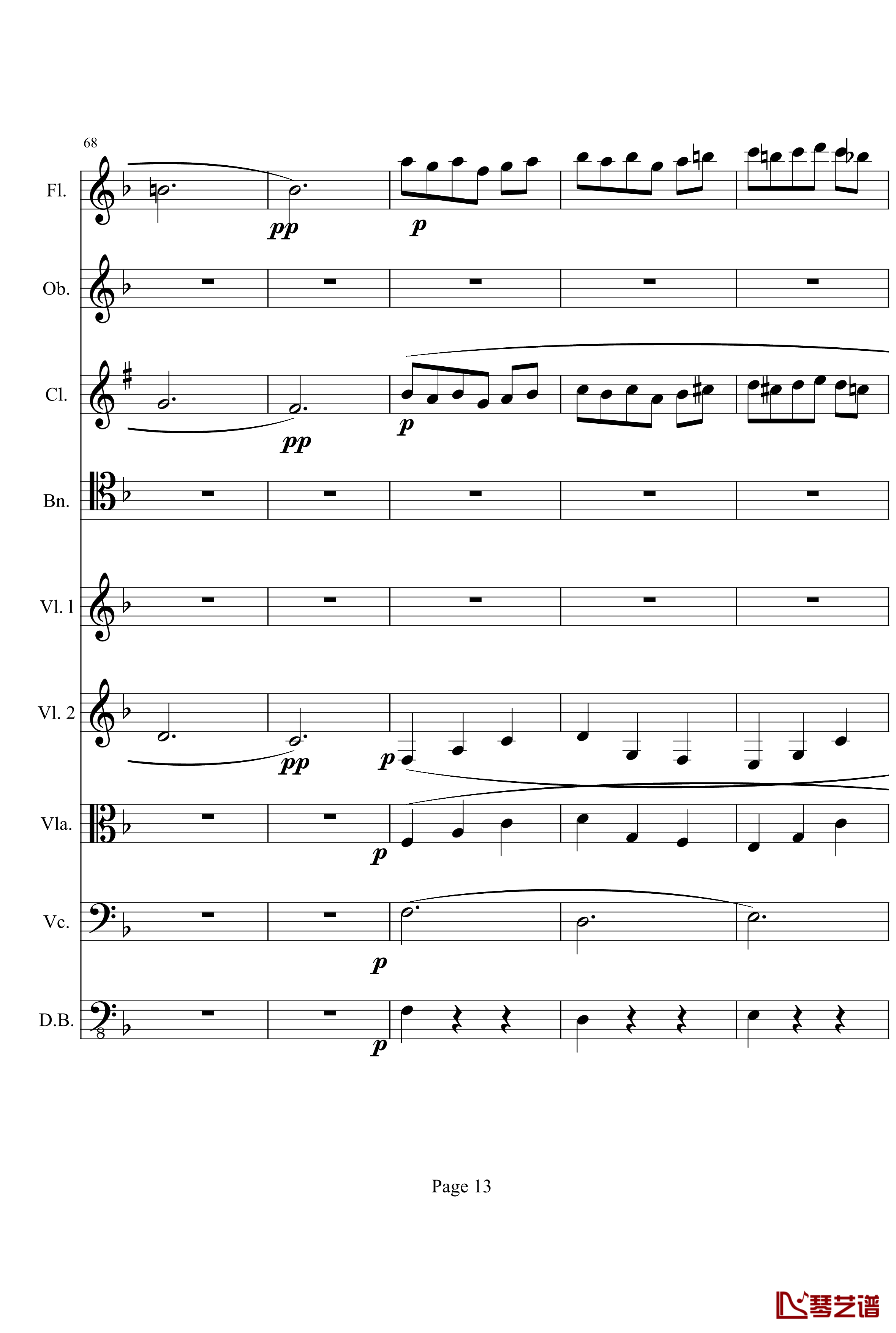 奏鸣曲之交响钢琴谱-第1首-Ⅲ-贝多芬-beethoven13