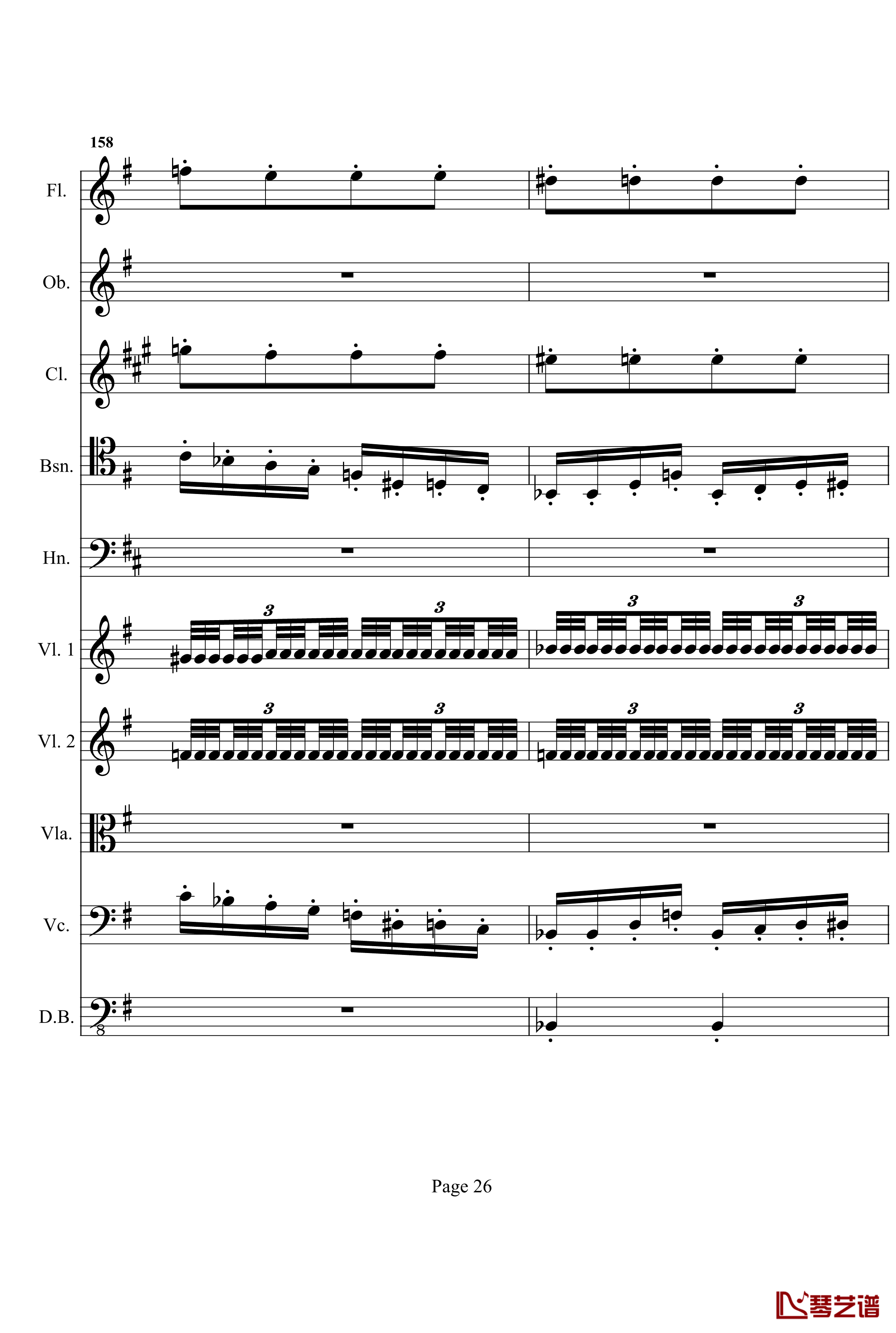 奏鸣曲之交响钢琴谱- 第十首-Ⅰ-贝多芬-beethoven26