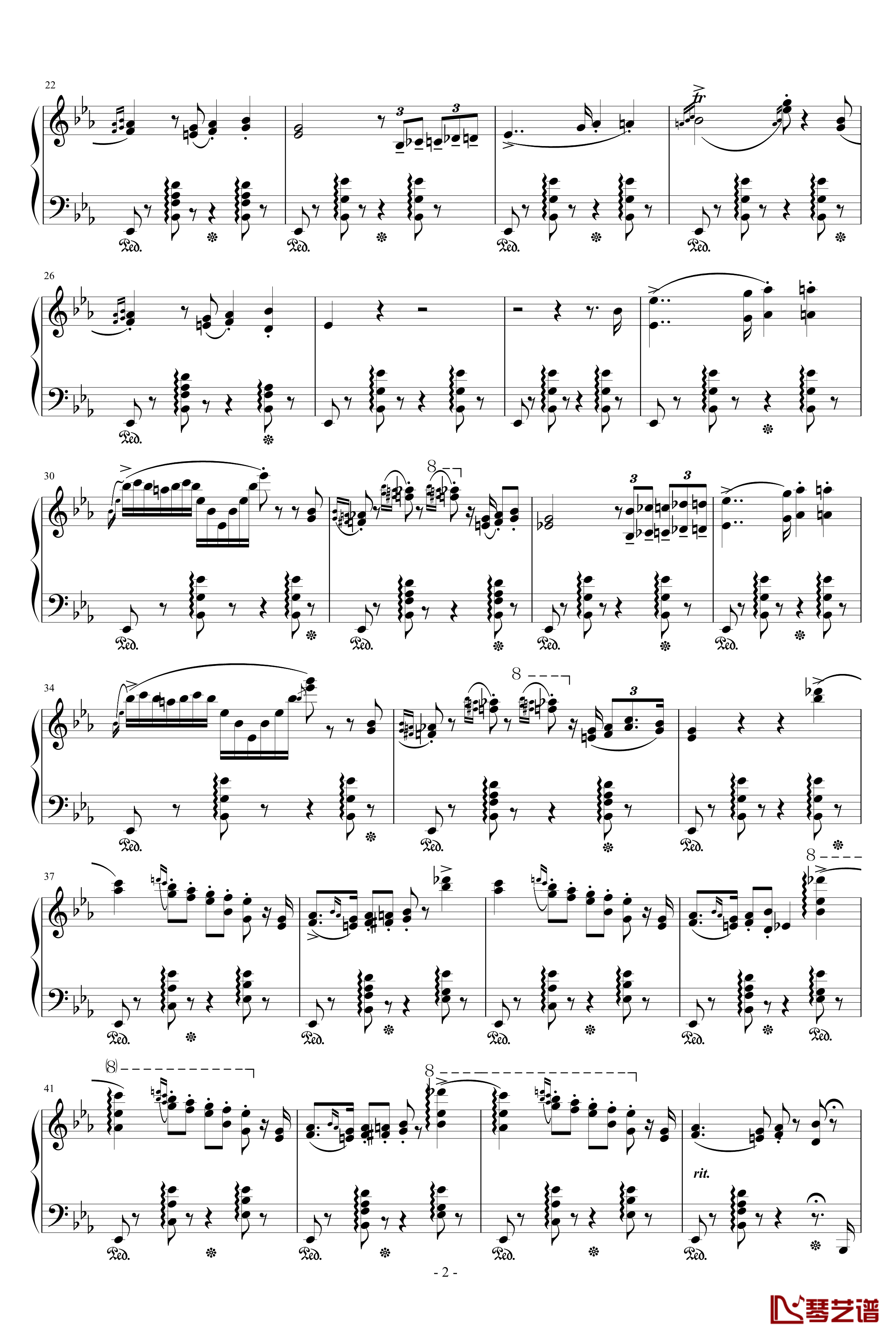 匈牙利狂想曲第9号钢琴谱-19首匈狂里篇幅最浩大、技巧最艰深的作品之一-李斯特2
