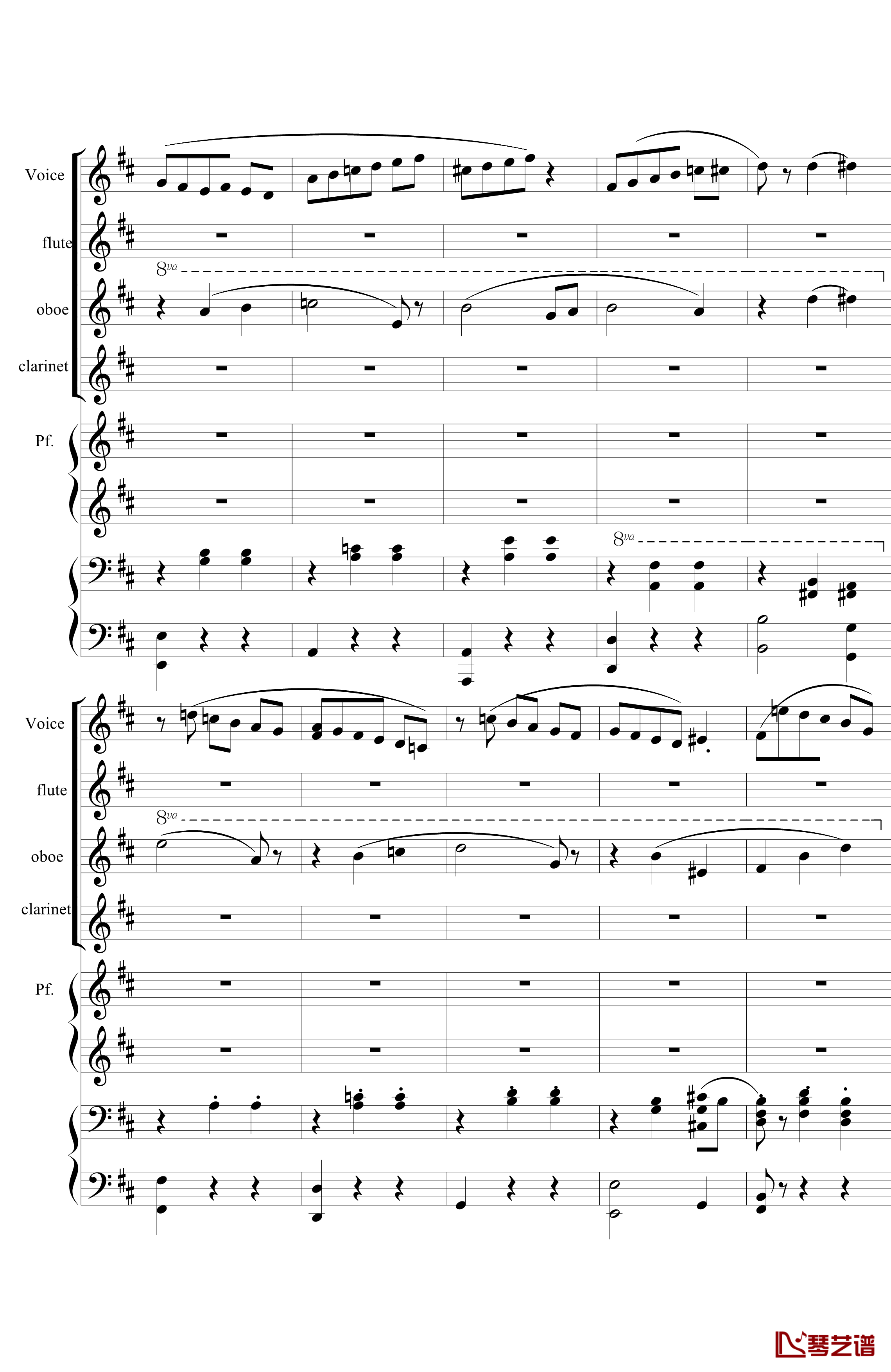 花之圆舞曲钢琴谱-室内乐-柴科夫斯基-Peter Ilyich Tchaikovsky12