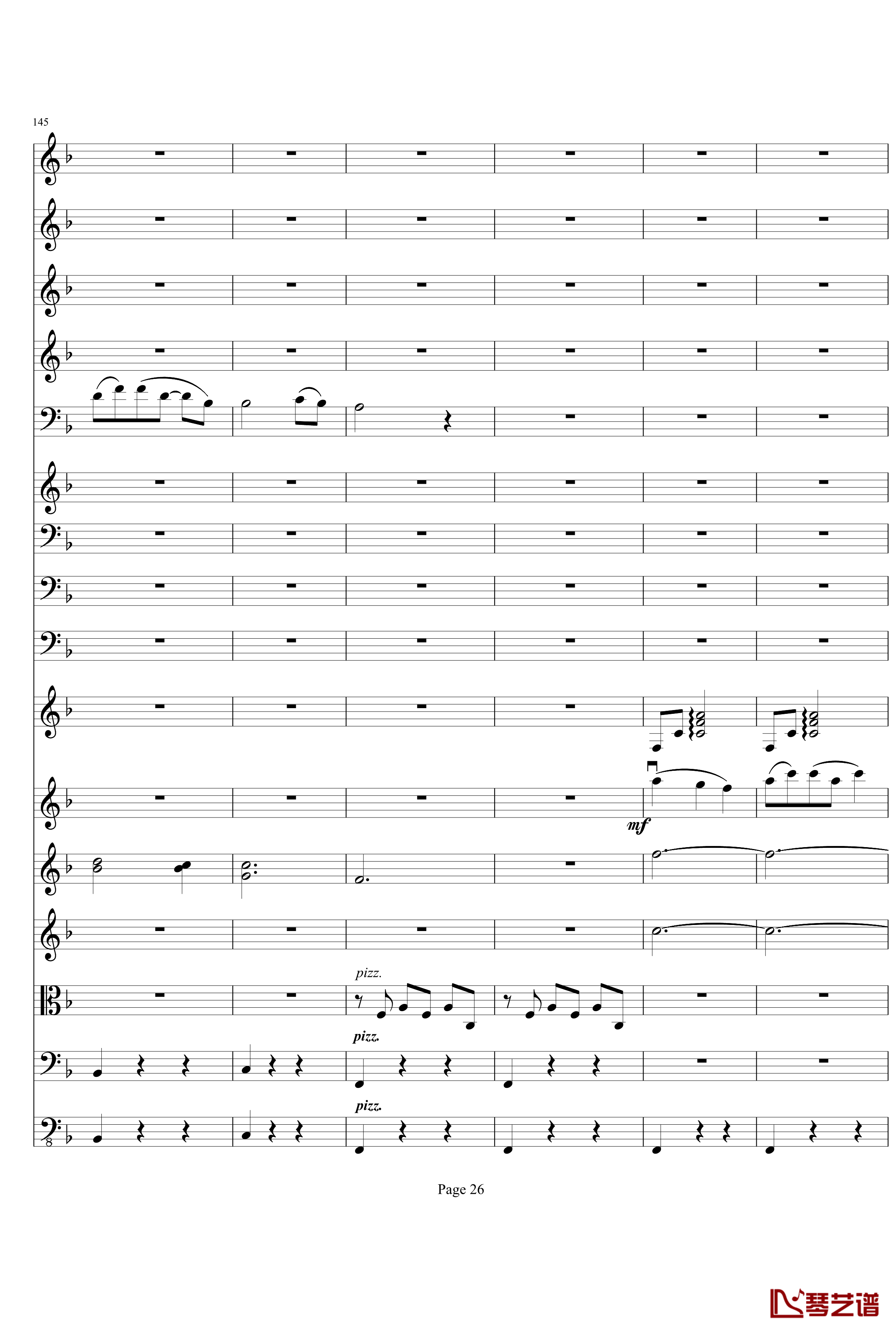b小调小提琴协奏曲第二乐章钢琴谱-项道荣26