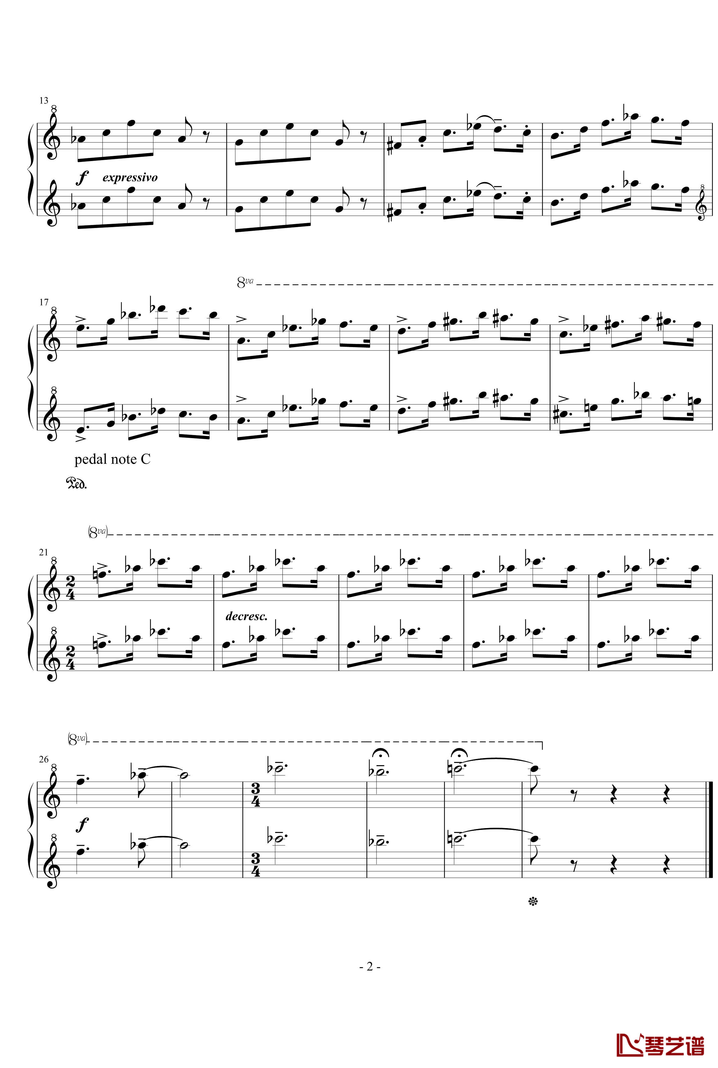早期爵士钢琴谱-大误-流行追梦人2
