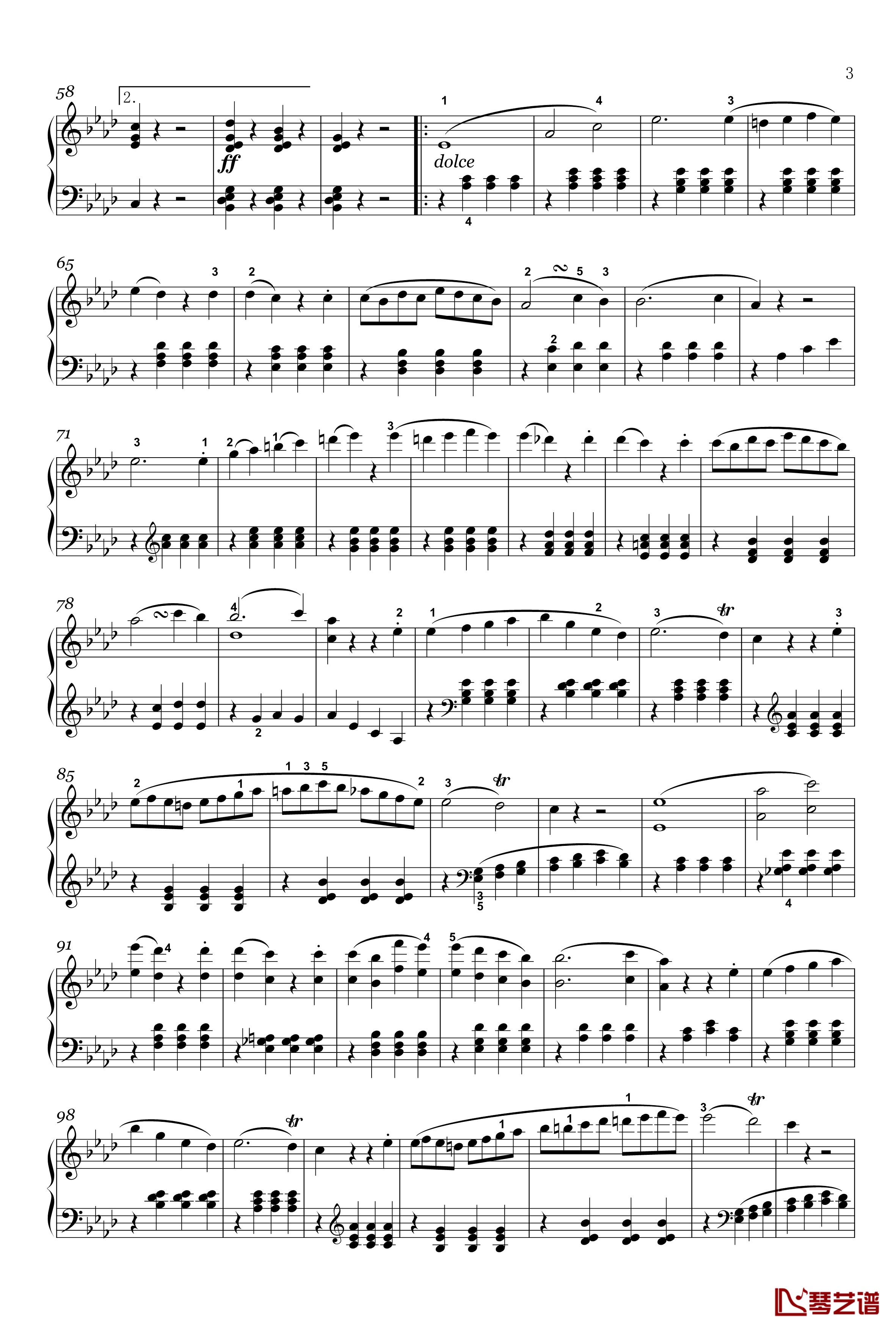 奏鸣曲钢琴谱-op-2-1-第四乐章-贝多芬-beethoven3