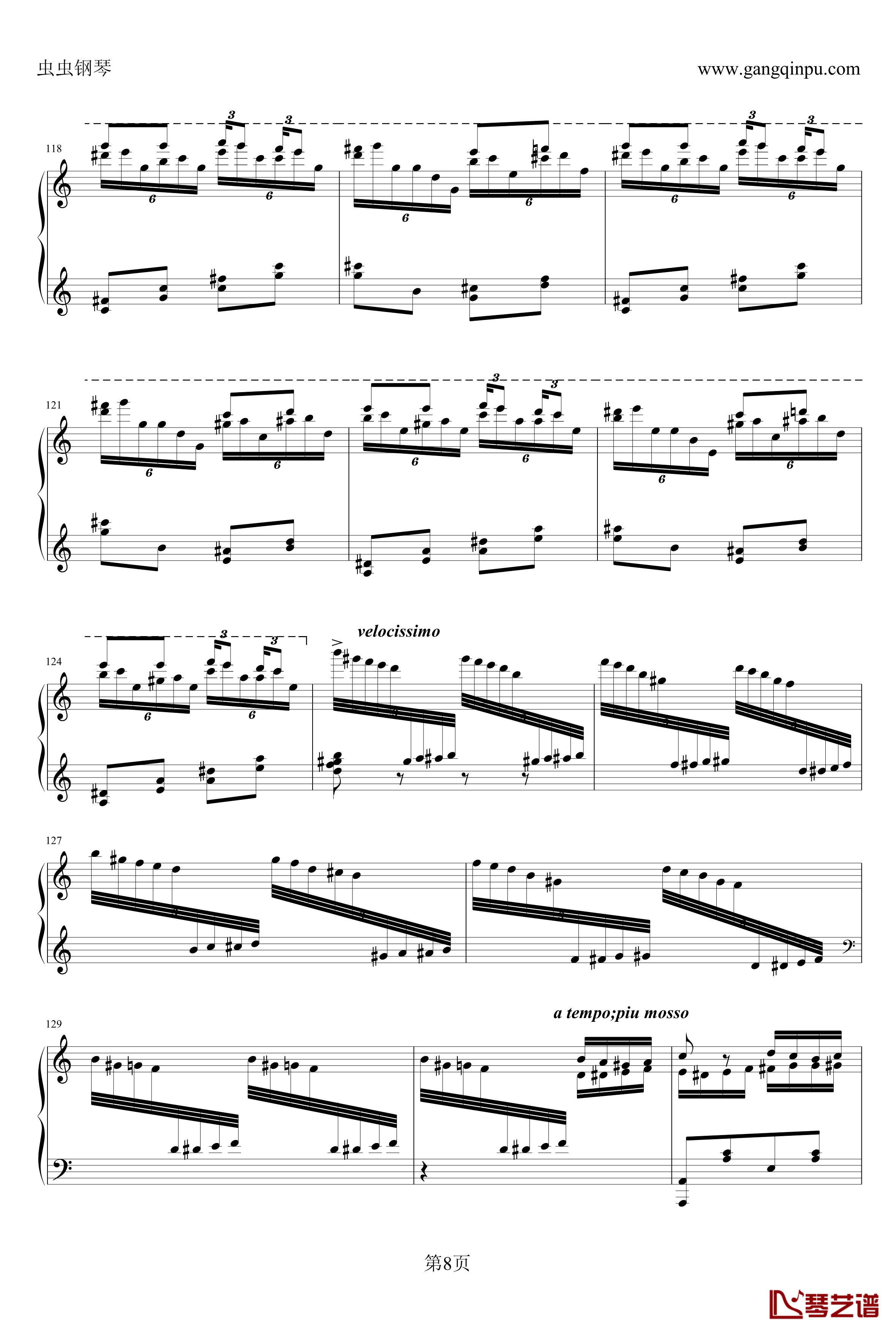 Turkish March钢琴谱-土耳其进行曲 Volodos-莫扎特8