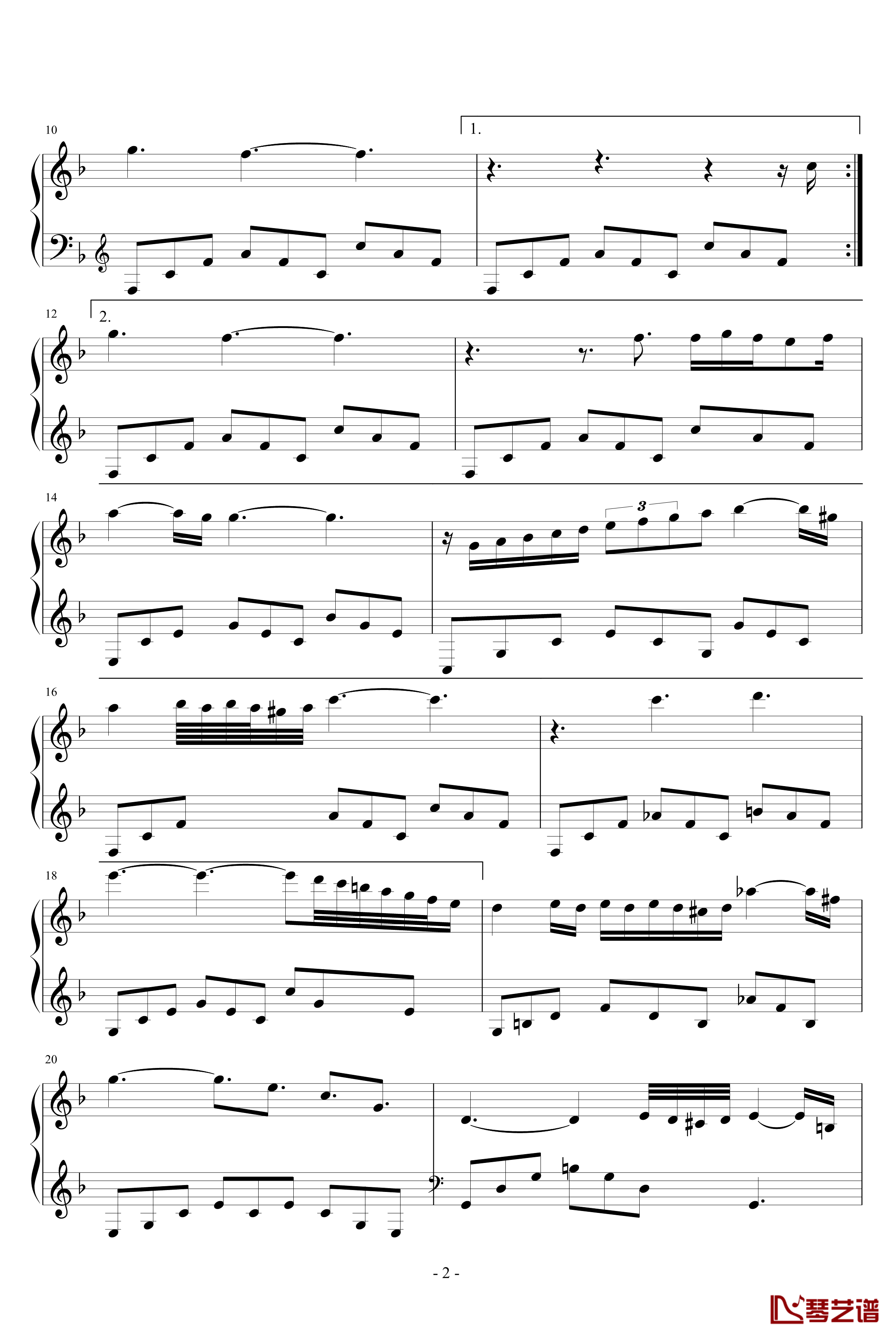 Nocturne pour Tamaki钢琴谱-未知分类2