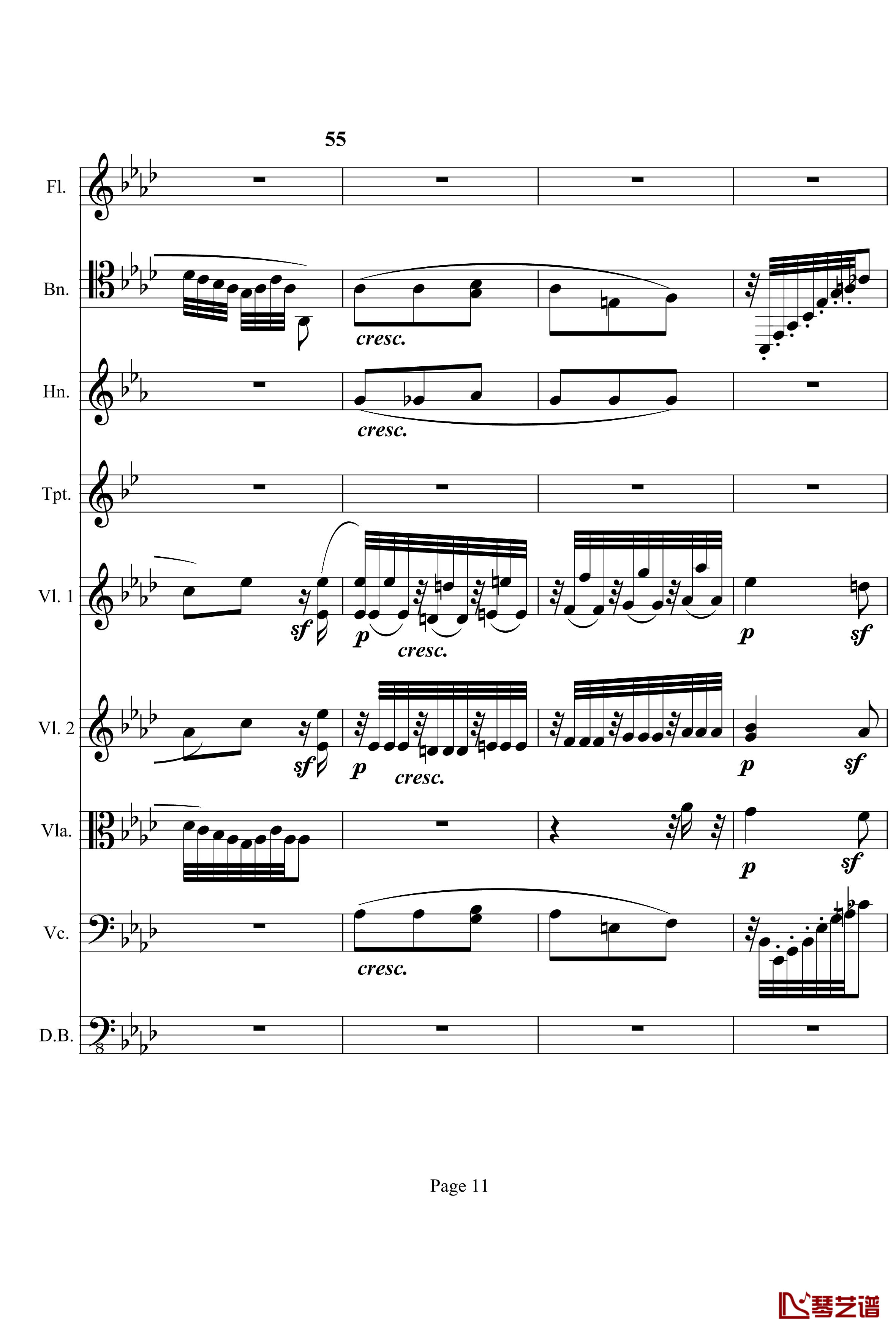 奏鸣曲之交响钢琴谱-第12首-Ⅰ-贝多芬-beethoven11