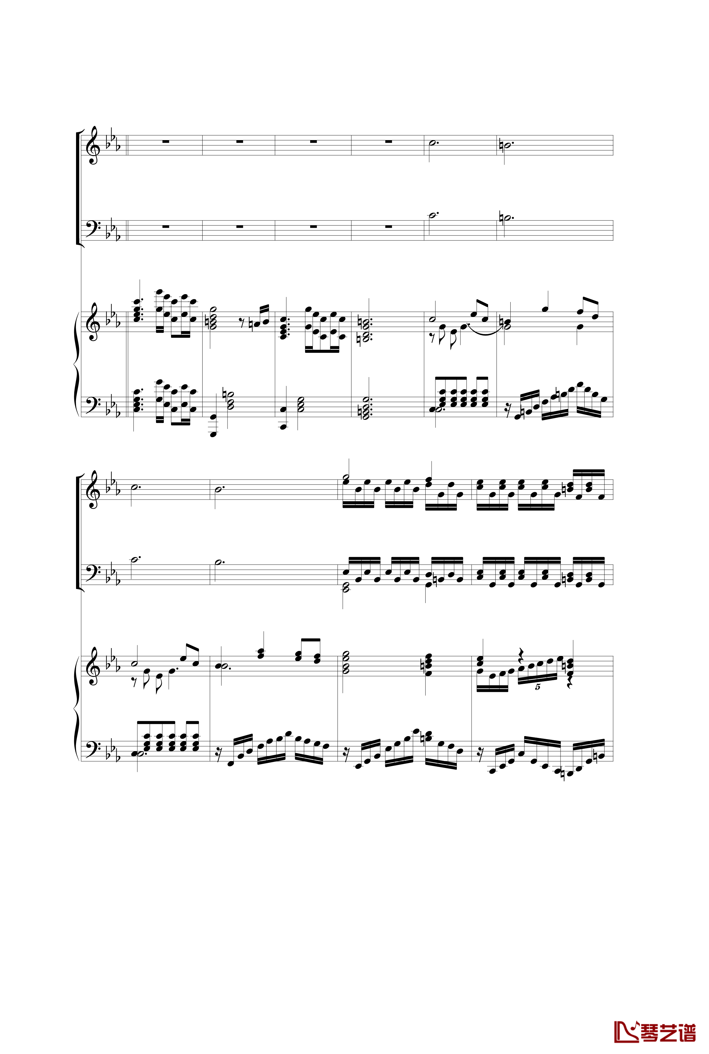 Piano Concerto钢琴谱 I-nzh19345