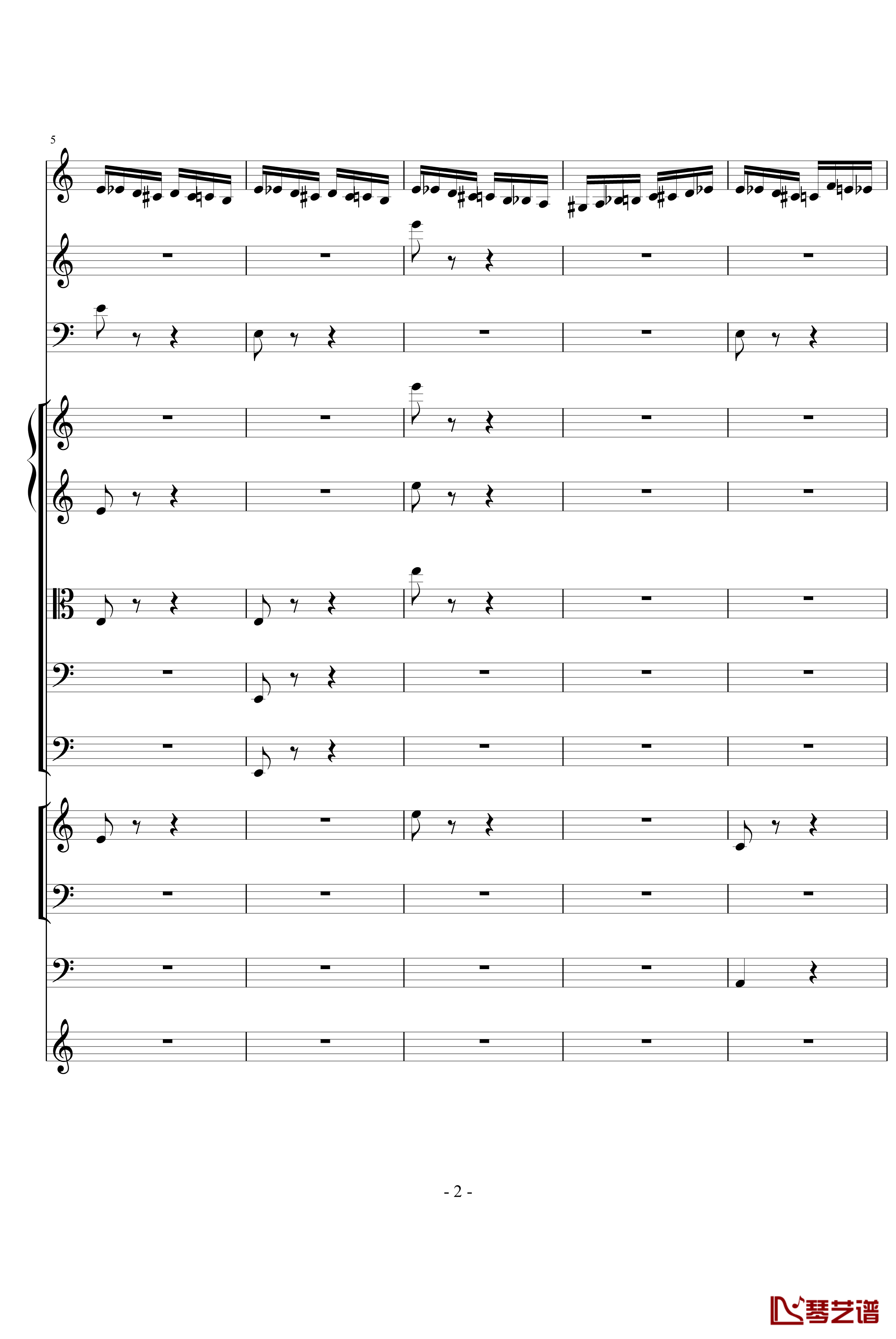 野蜂飞舞钢琴谱-里姆斯基-柯萨科夫2