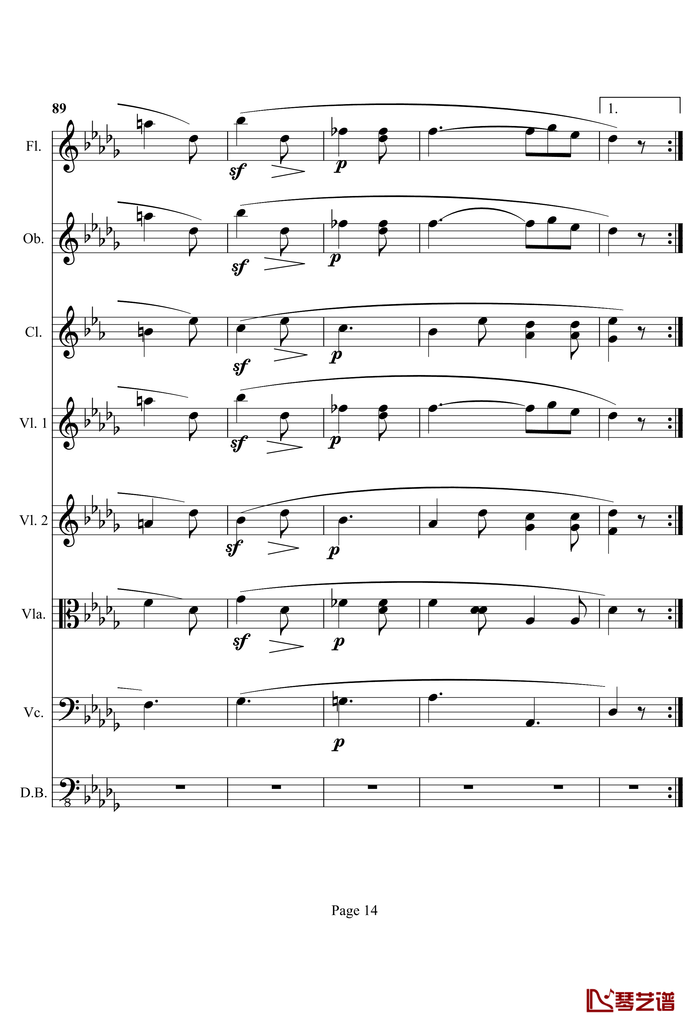 奏鸣曲之交响钢琴谱-第12首-Ⅱ-贝多芬-beethoven14