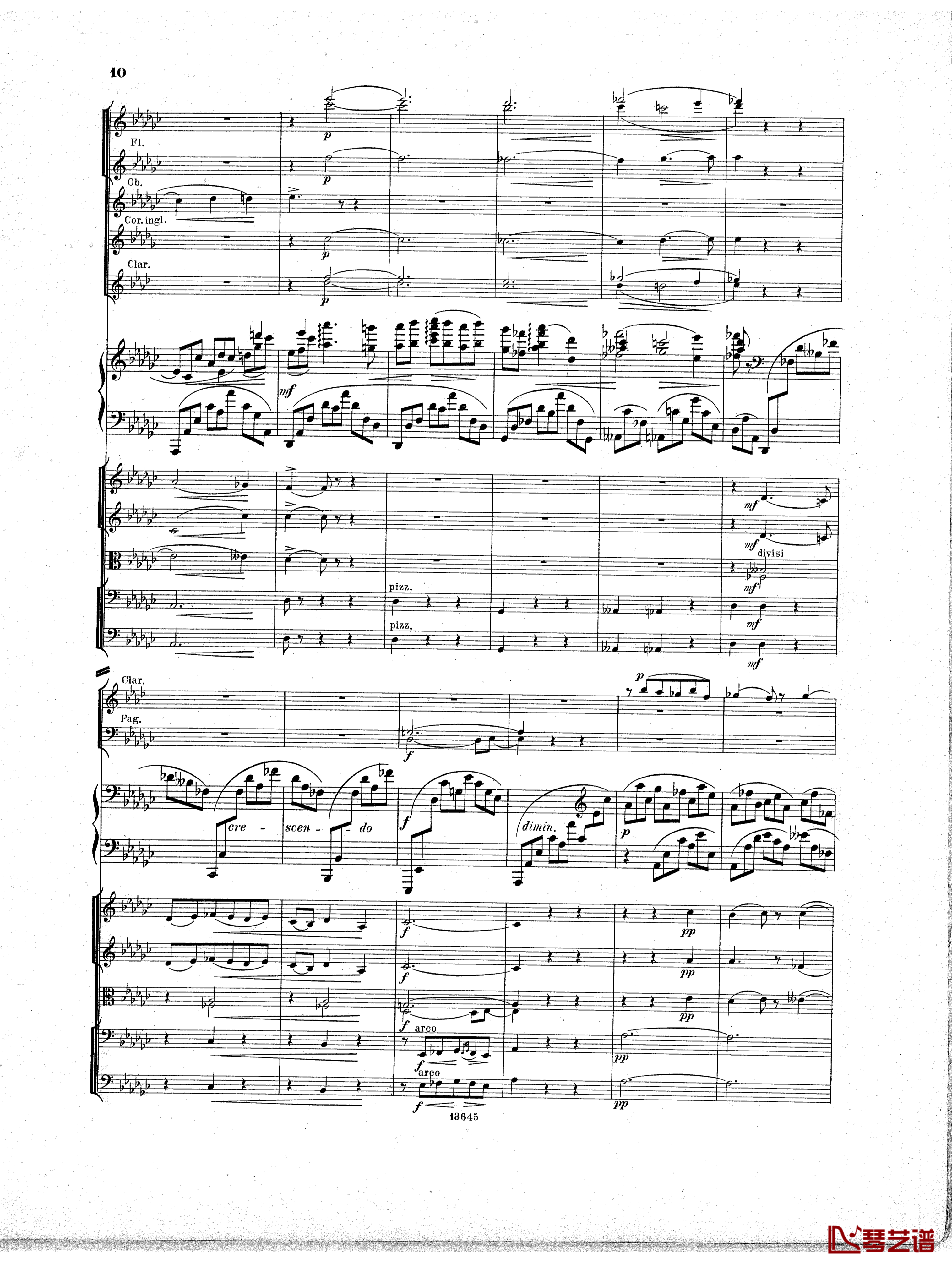 Lyapunov 降E小调第一钢琴协奏曲 Op.4钢琴谱-Lyapunov9