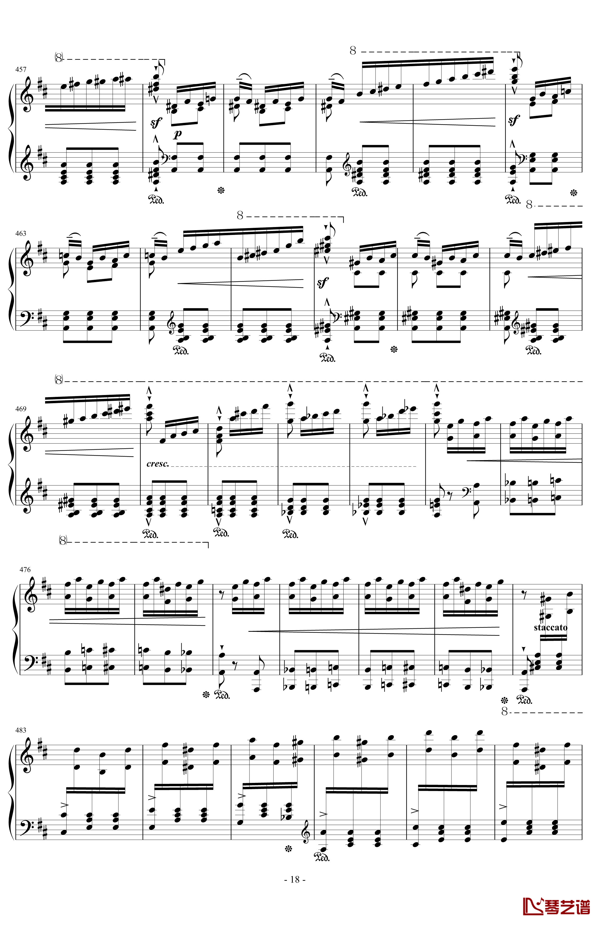 西班牙狂想曲钢琴谱-难度极高的炫技大作-李斯特18