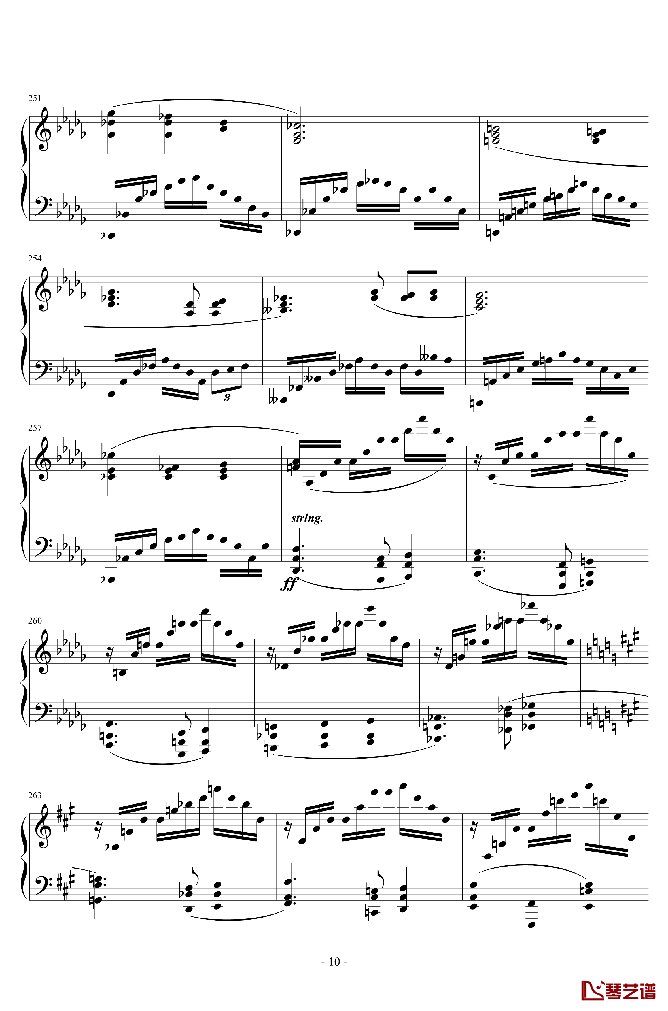 第三乐章钢琴谱-A大调奏鸣曲-清代皇帝10