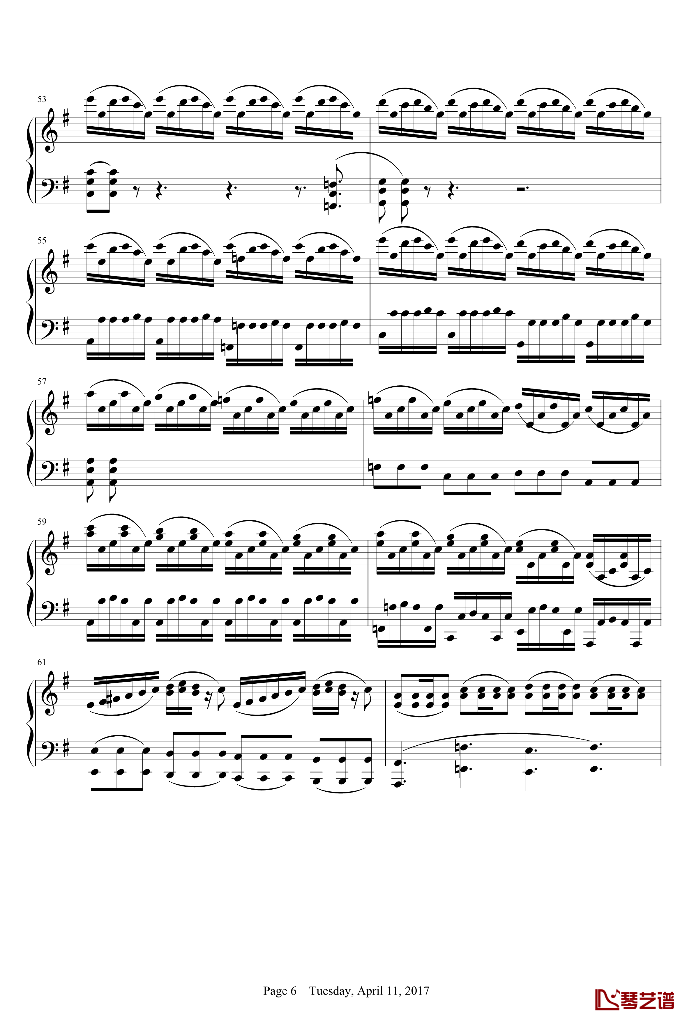 The Bell Carol钢琴谱-David Hicken6