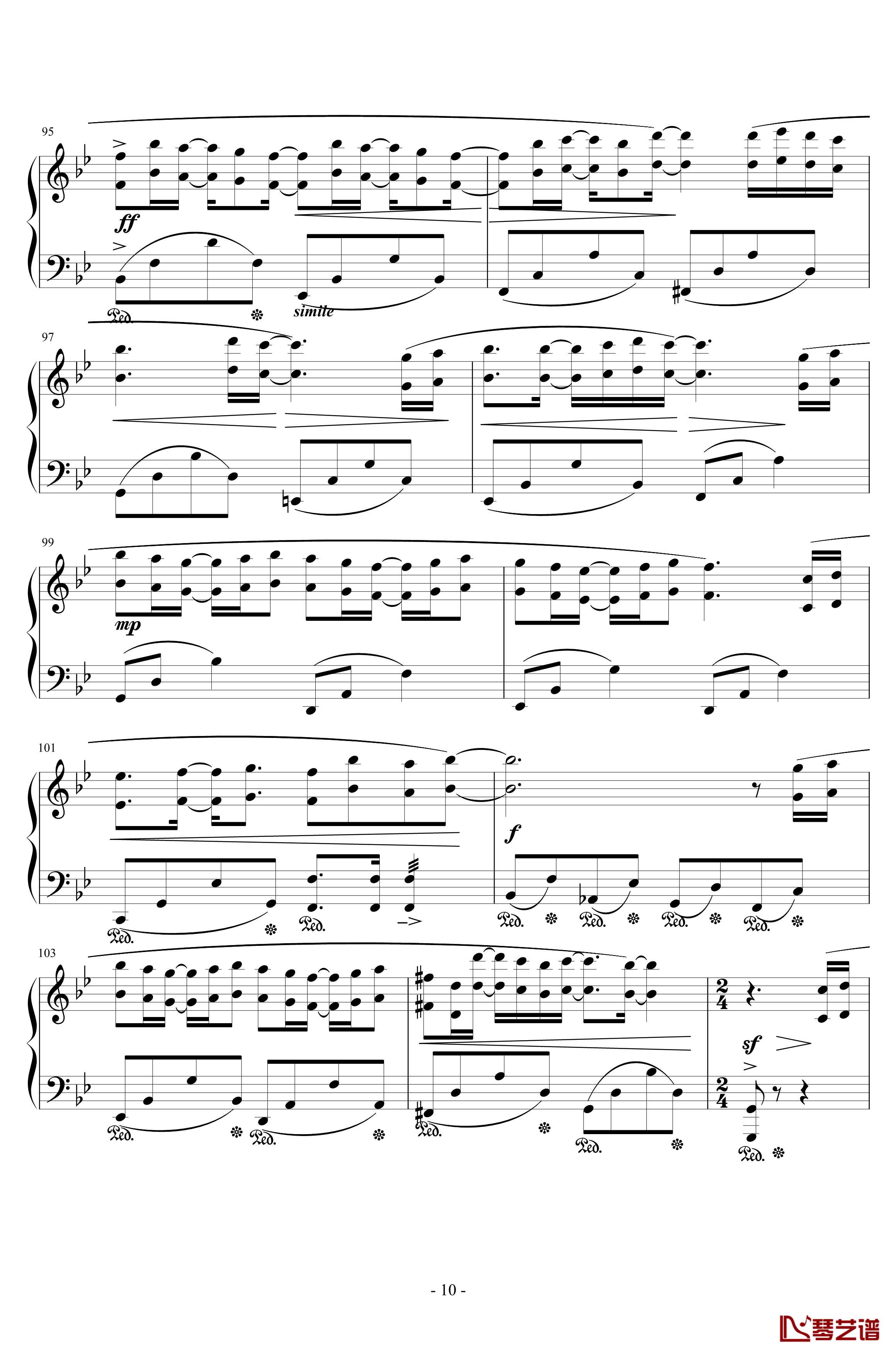 樱之雨钢琴谱-交响乐版-初音未来10