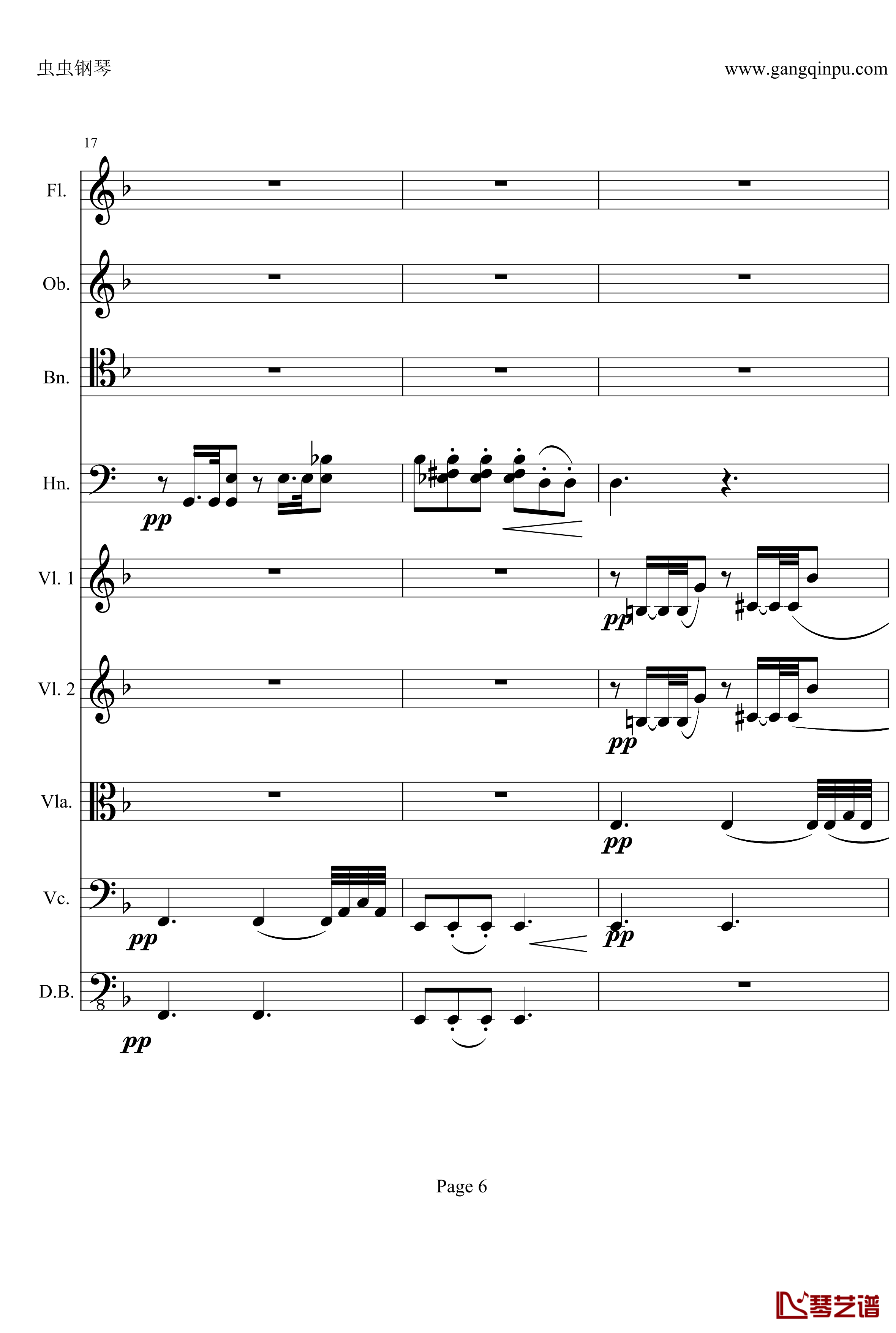 奏鸣曲之交响钢琴谱-第21-Ⅱ-贝多芬-beethoven6