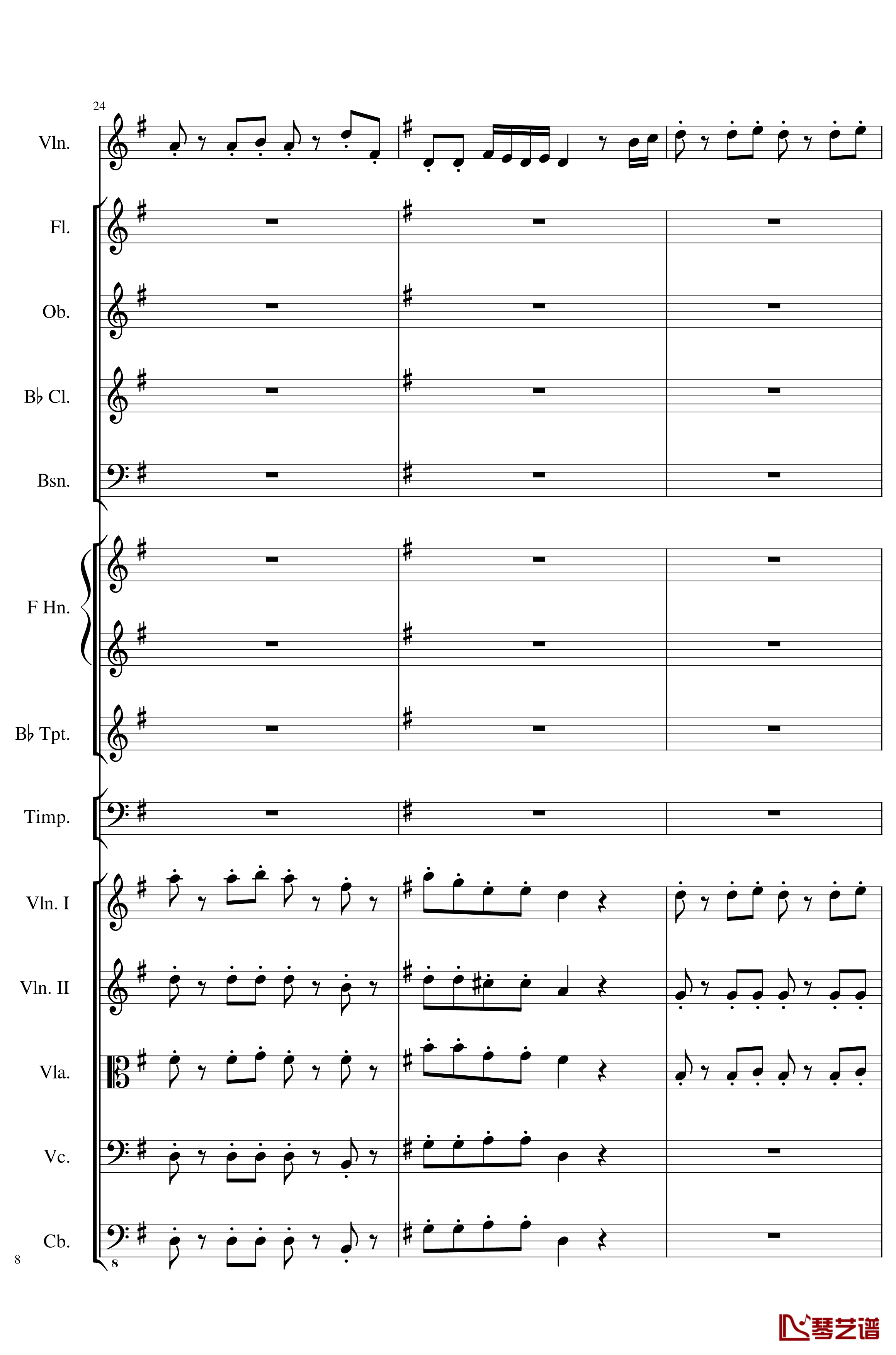 Rondo in G, Op.137钢琴谱-一个球8