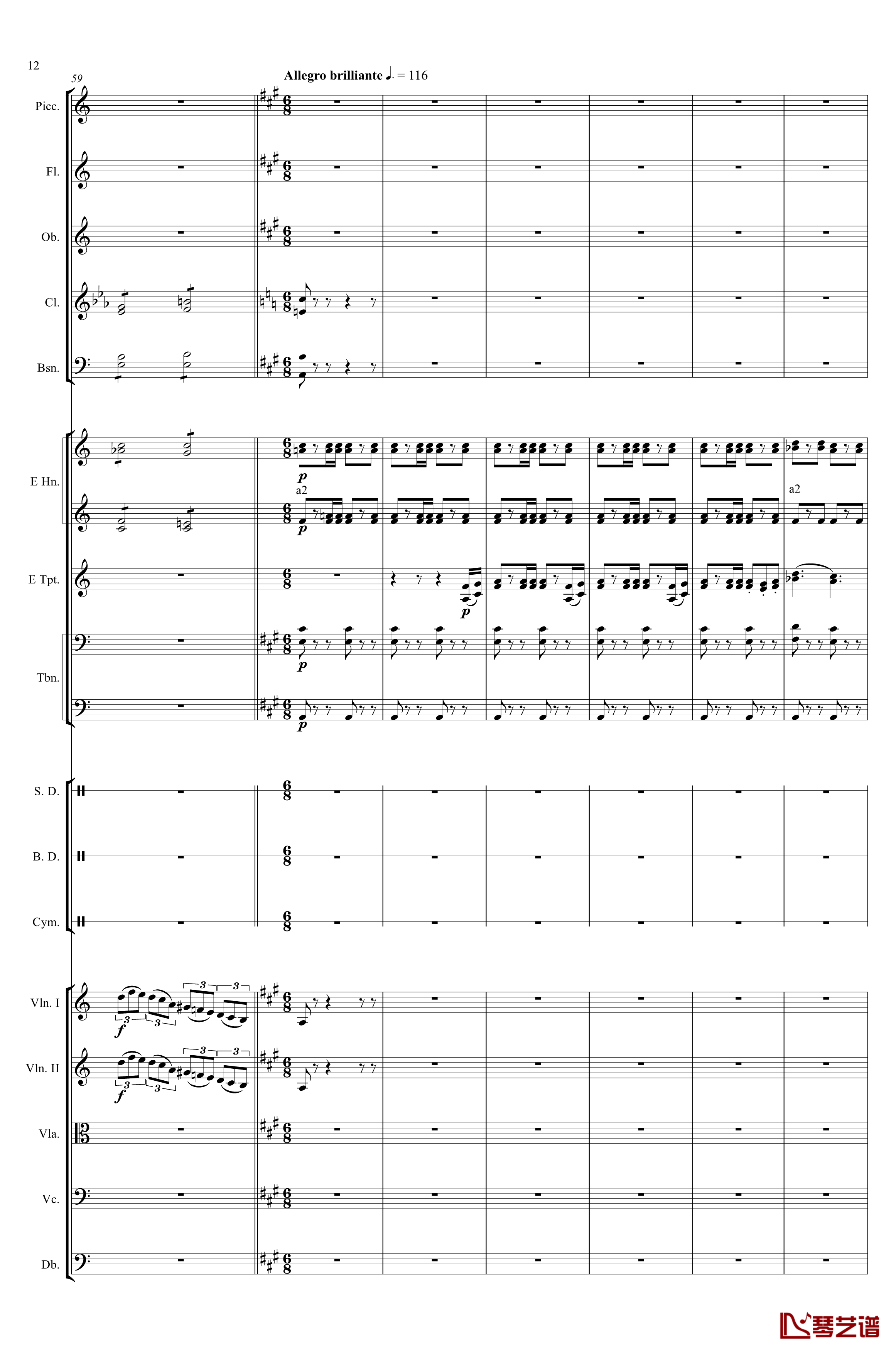 轻骑兵序曲钢琴谱-Franz von Suppe12