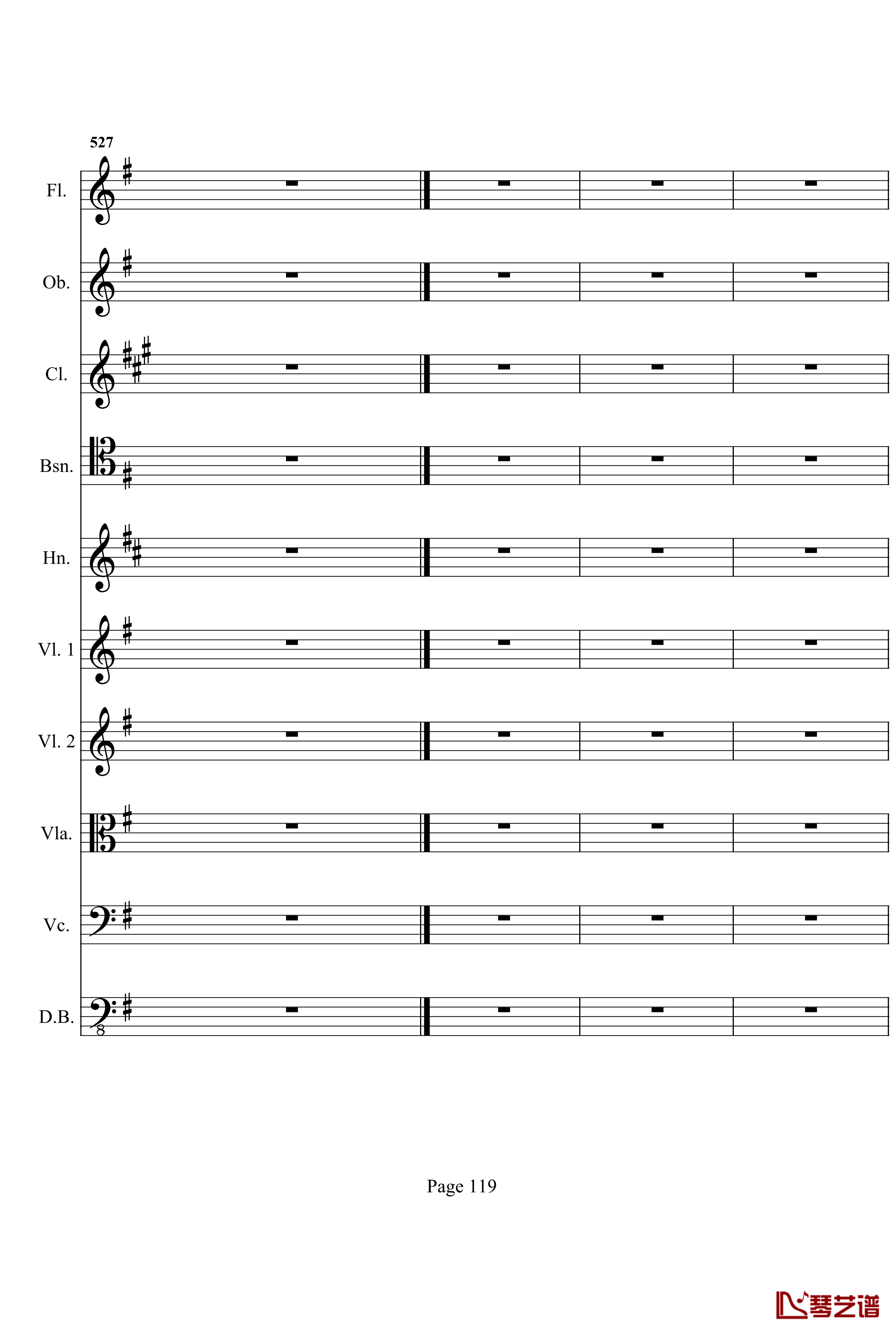 奏鸣曲之交响钢琴谱- 第十首-Ⅰ-贝多芬-beethoven119