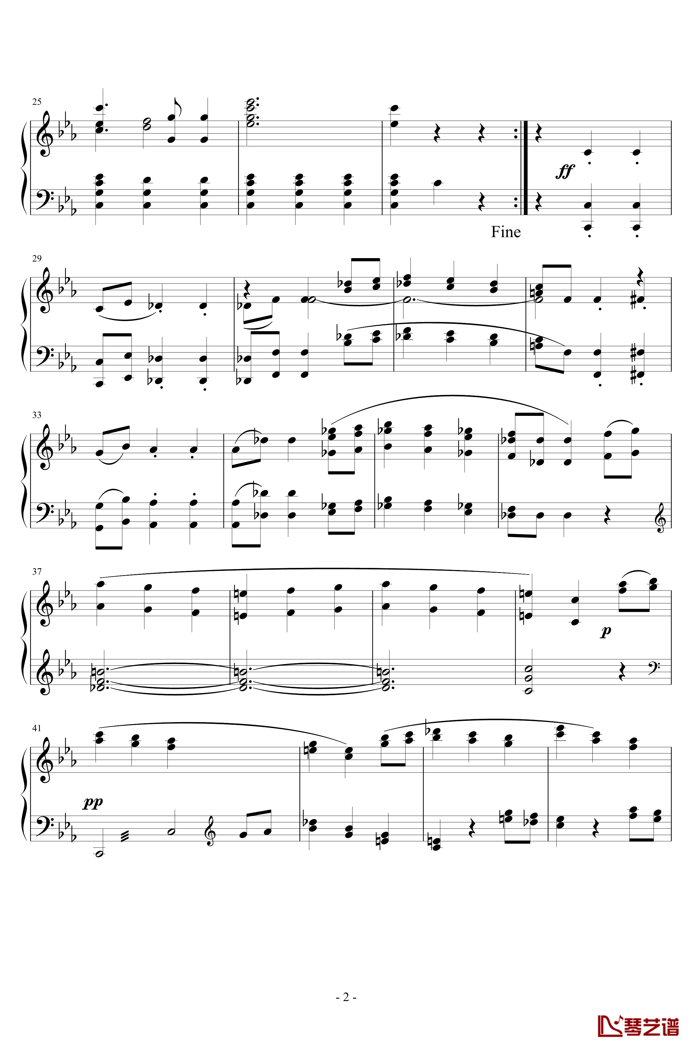 f小调交响曲钢琴谱-第三乐章-谐谑曲-布鲁克纳2