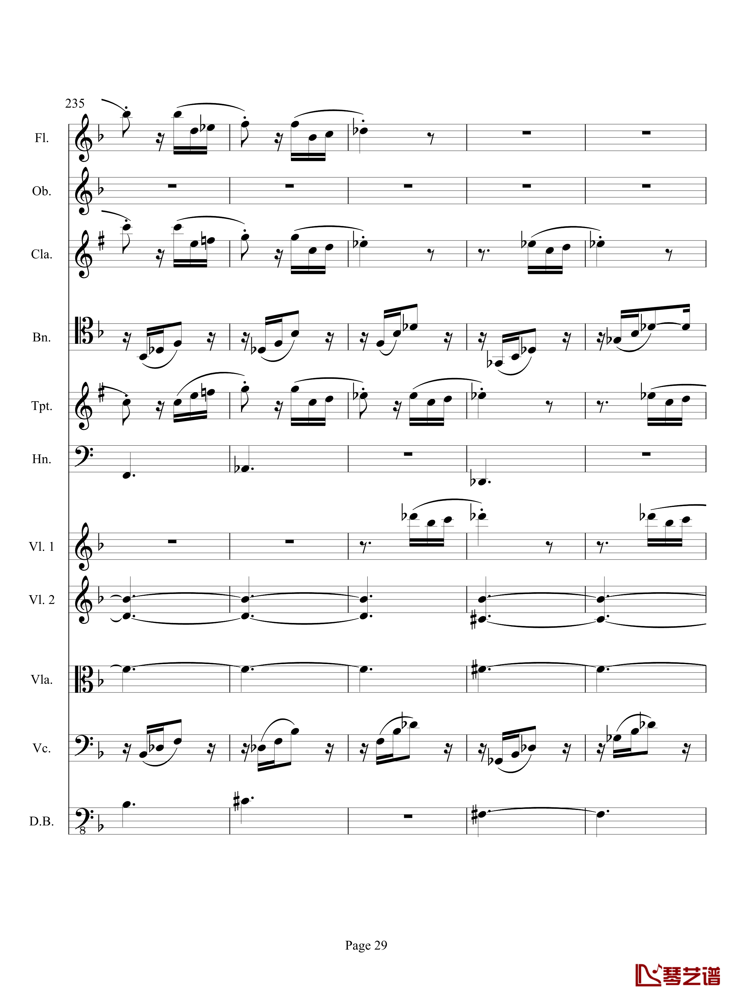 奏鸣曲之交响钢琴谱-第17首-Ⅲ-贝多芬-beethoven29
