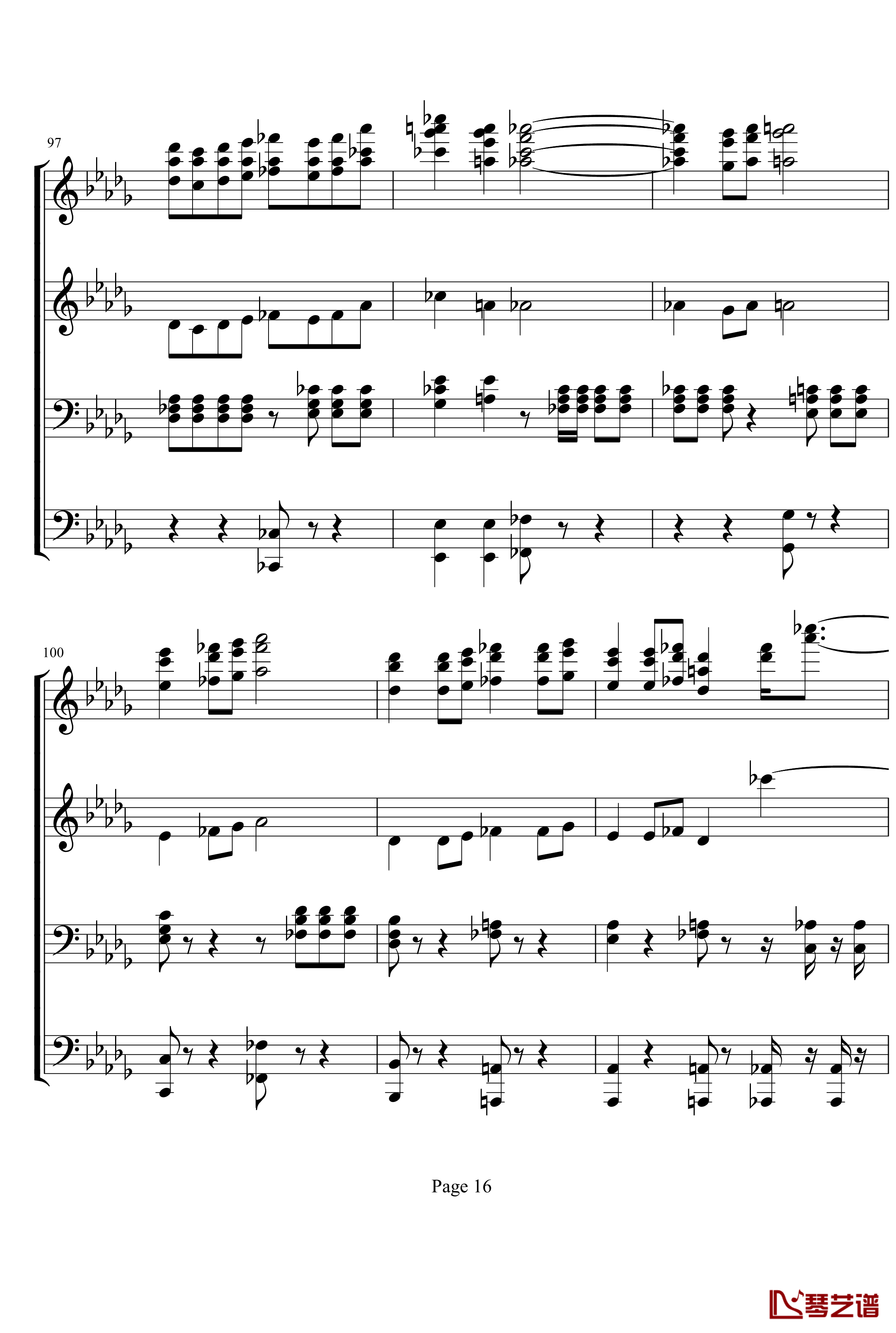 V3钢琴谱-贝多芬-beethoven16