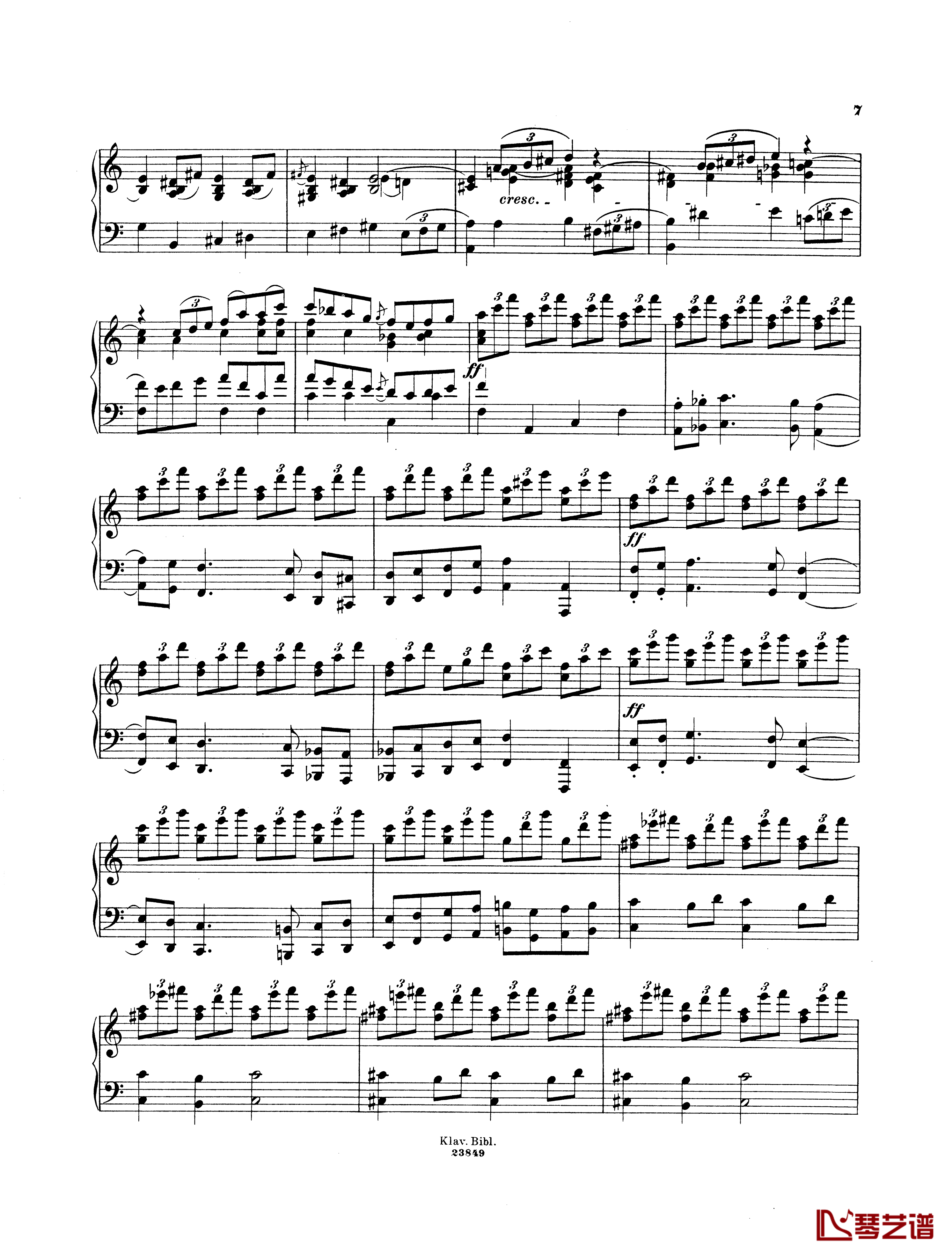 拉科西进行曲 Op.24钢琴谱-柏辽兹5