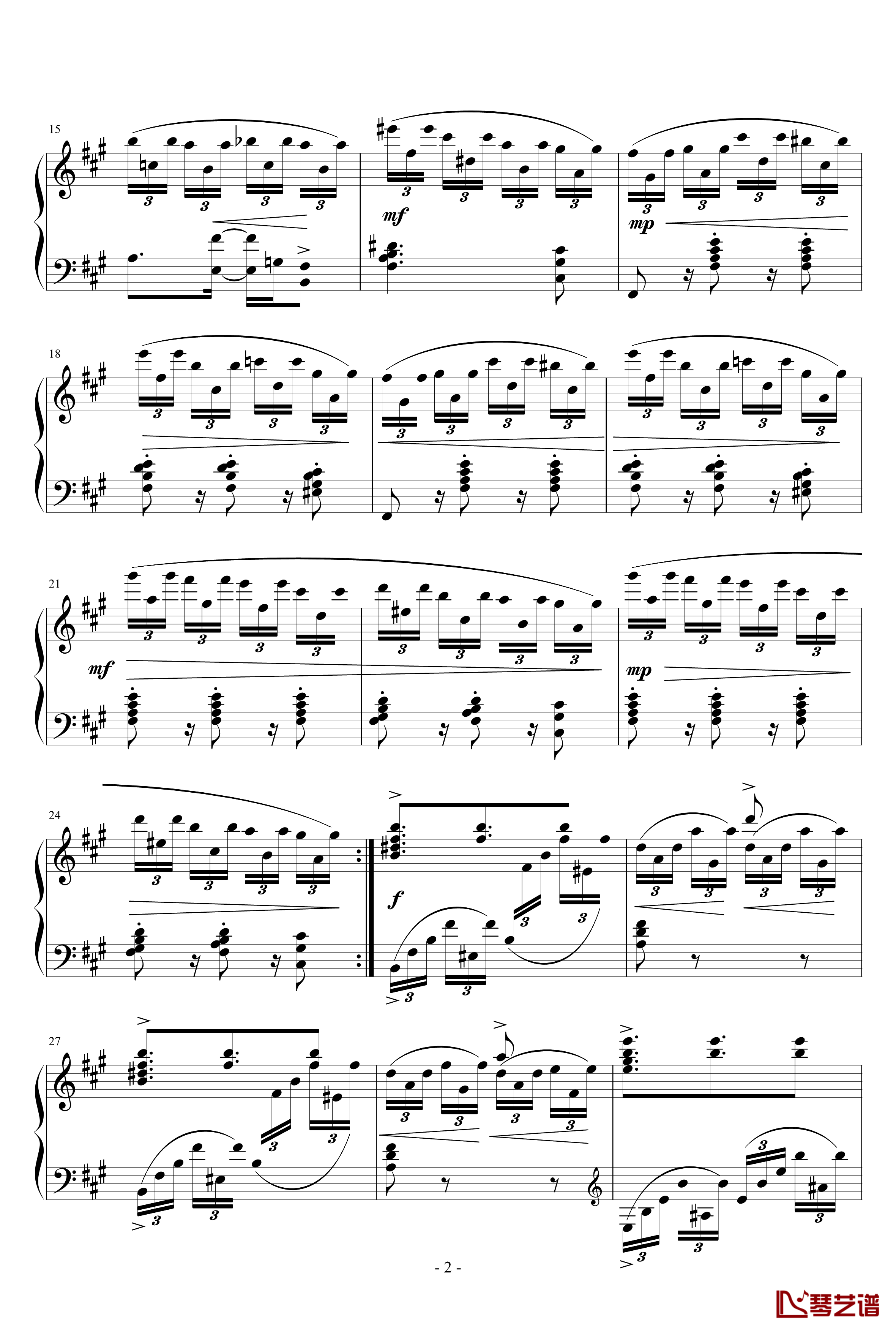 Etude in B minor钢琴谱-KioooS2