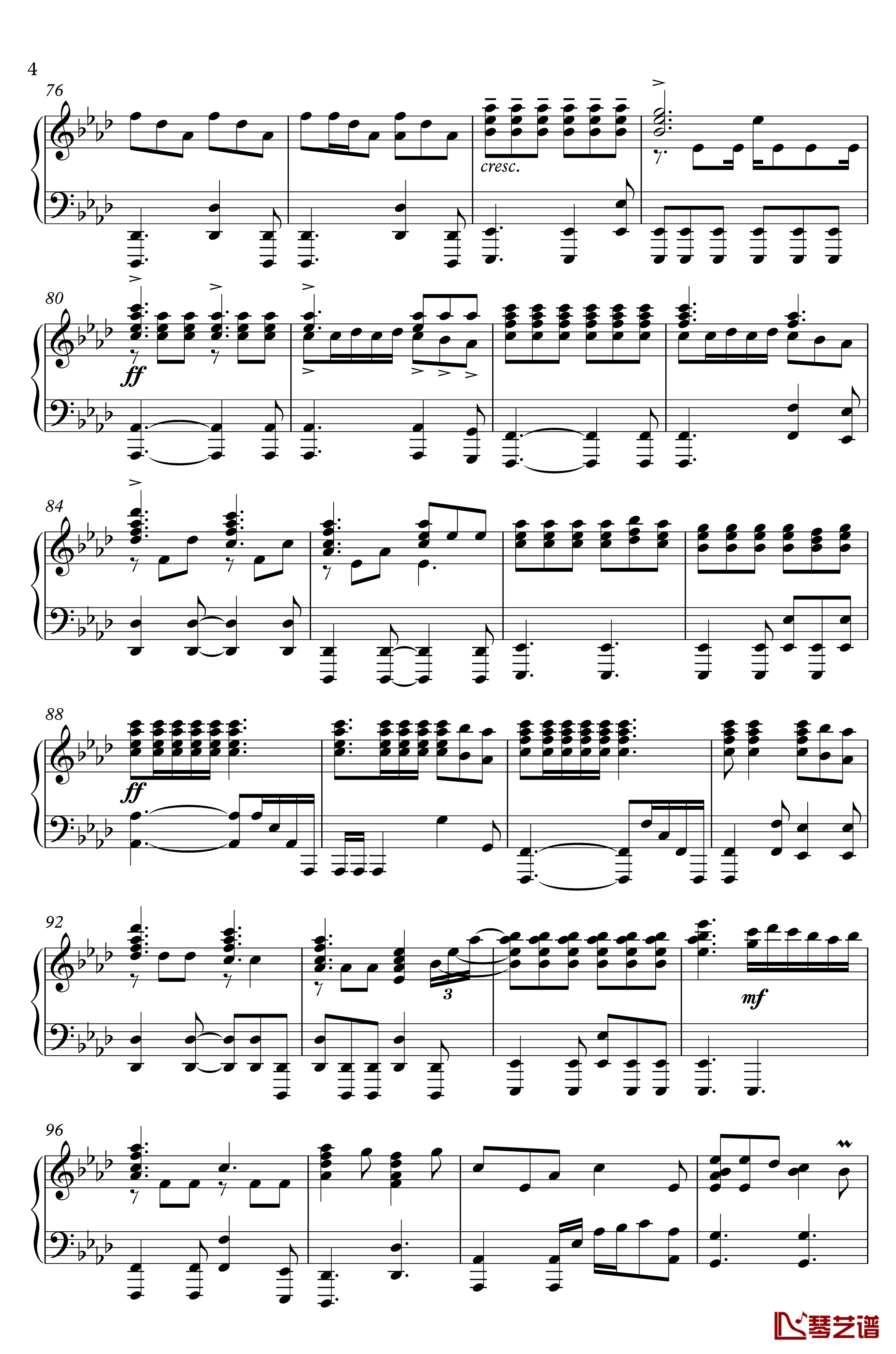 Perfect钢琴谱-the Piano Guys4