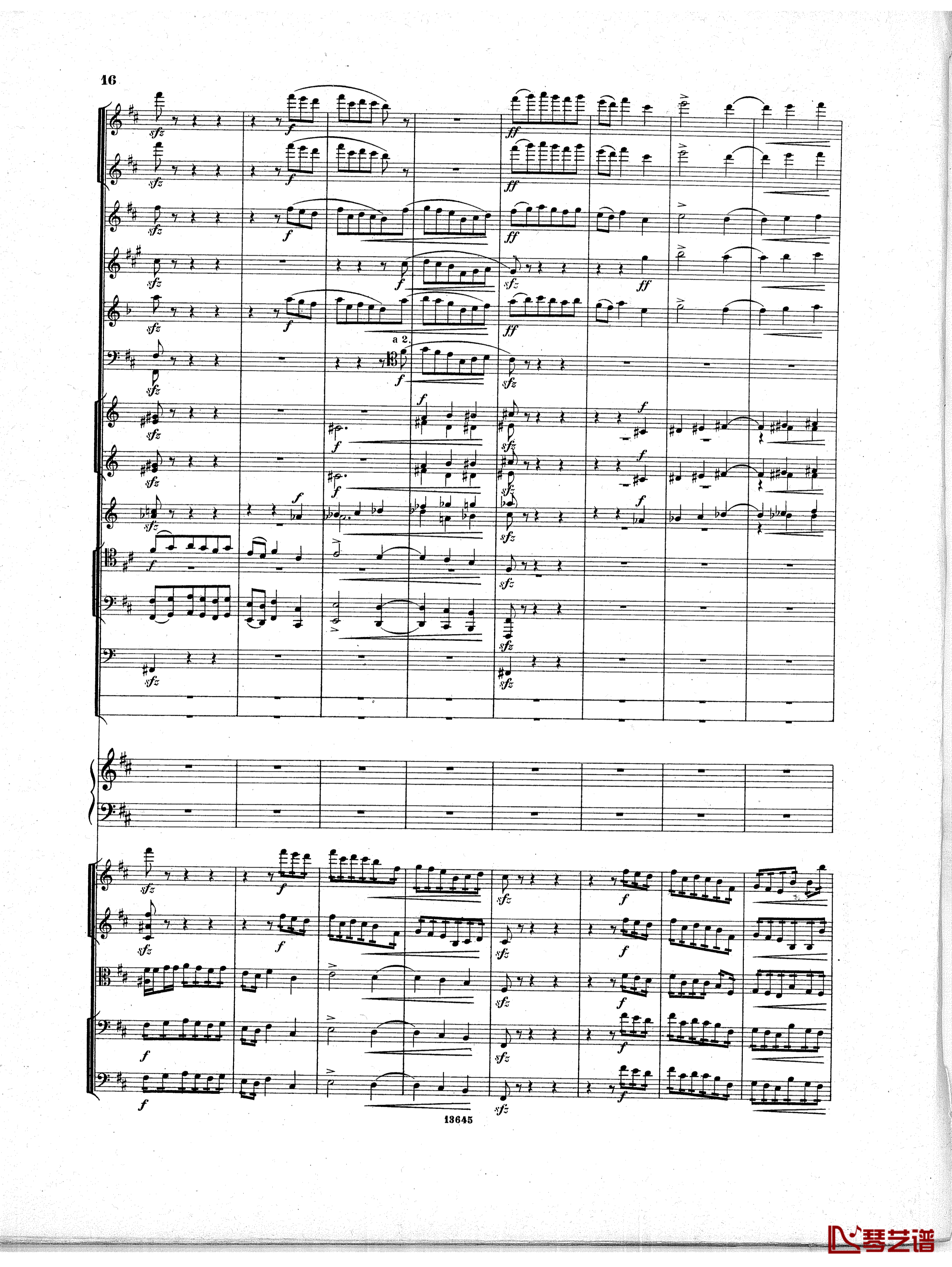 Lyapunov 降E小调第一钢琴协奏曲 Op.4钢琴谱-Lyapunov15
