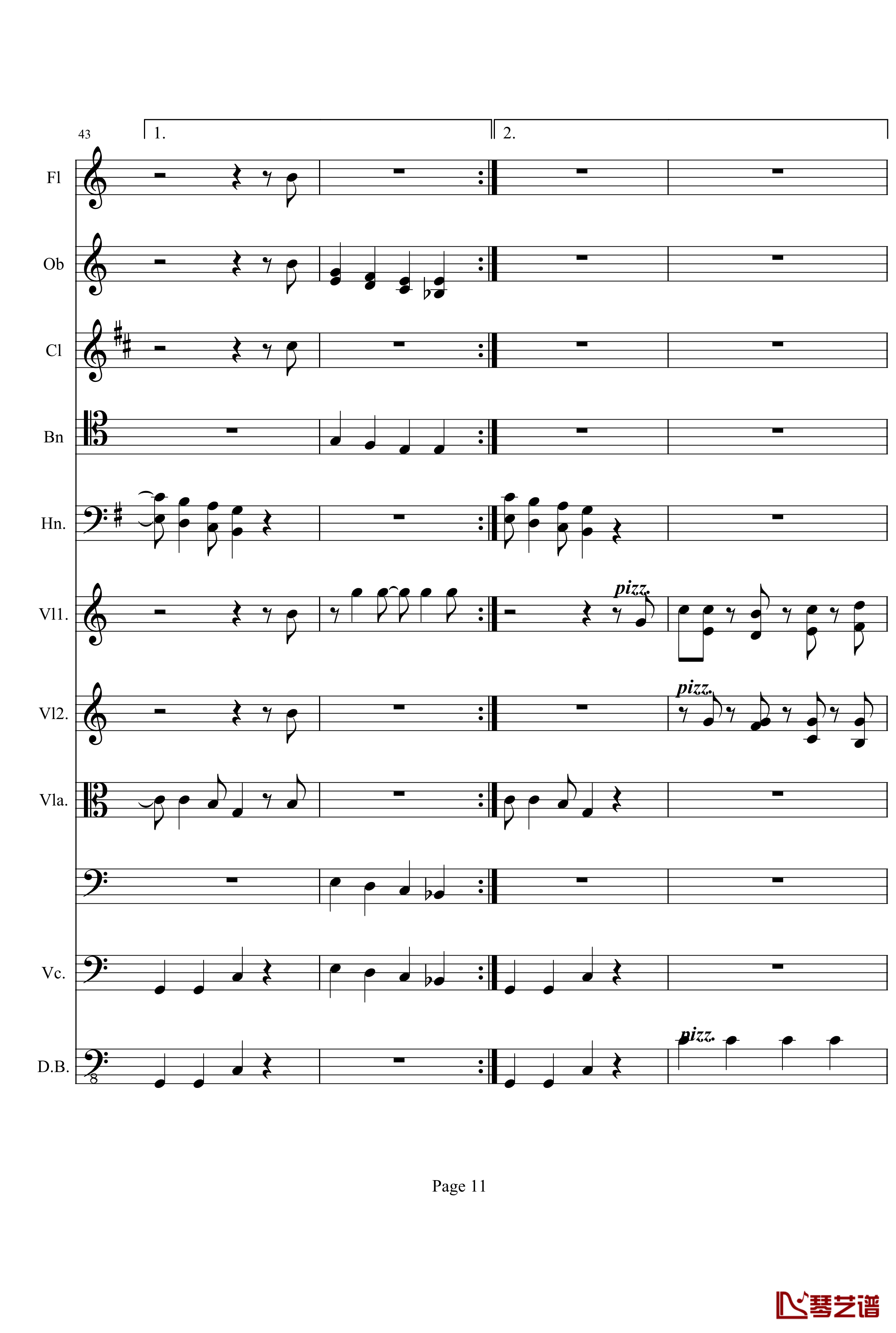 奏鸣曲之交响钢琴谱-第10首-Ⅱ-贝多芬-beethoven11