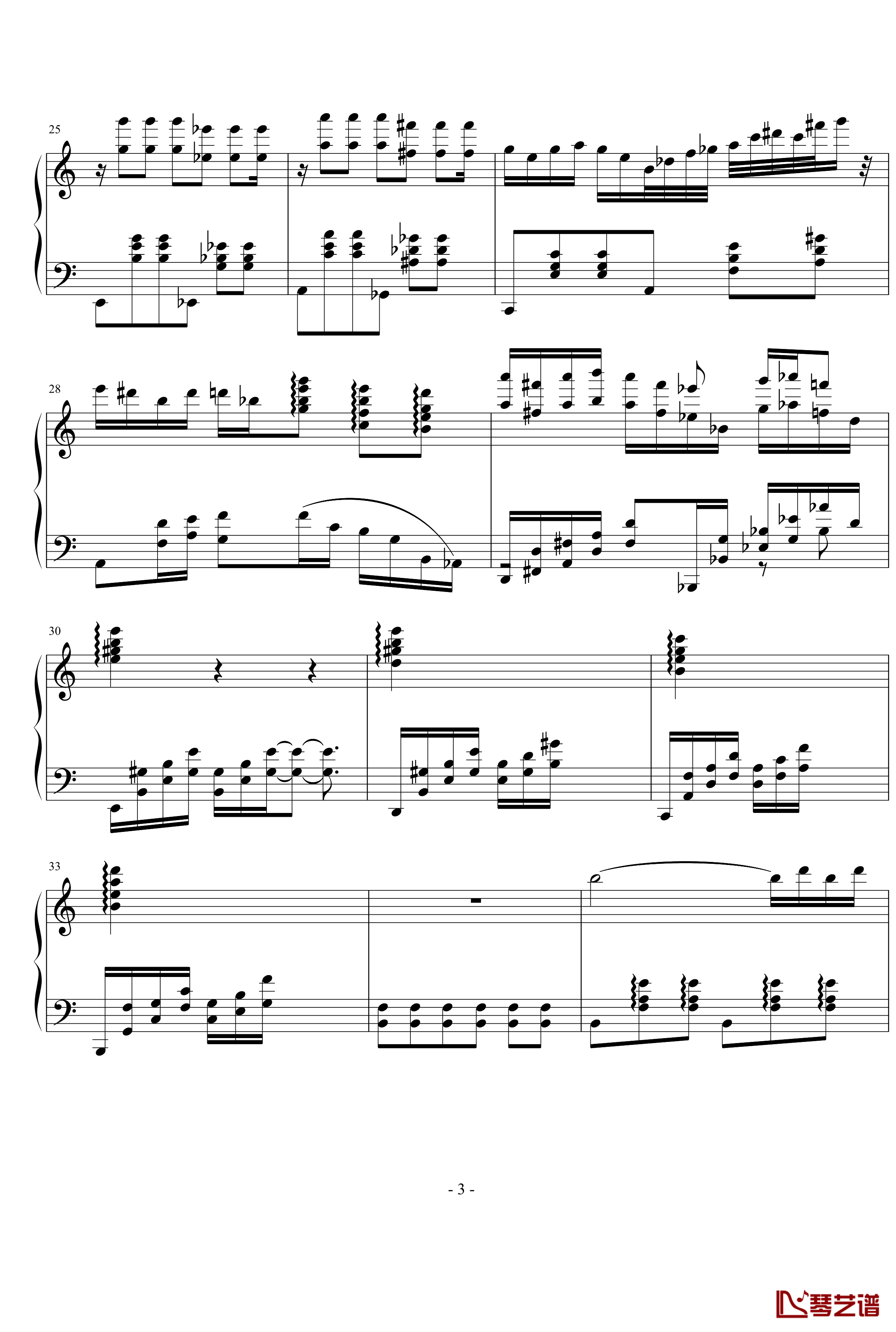 biaoti钢琴谱-nyride3
