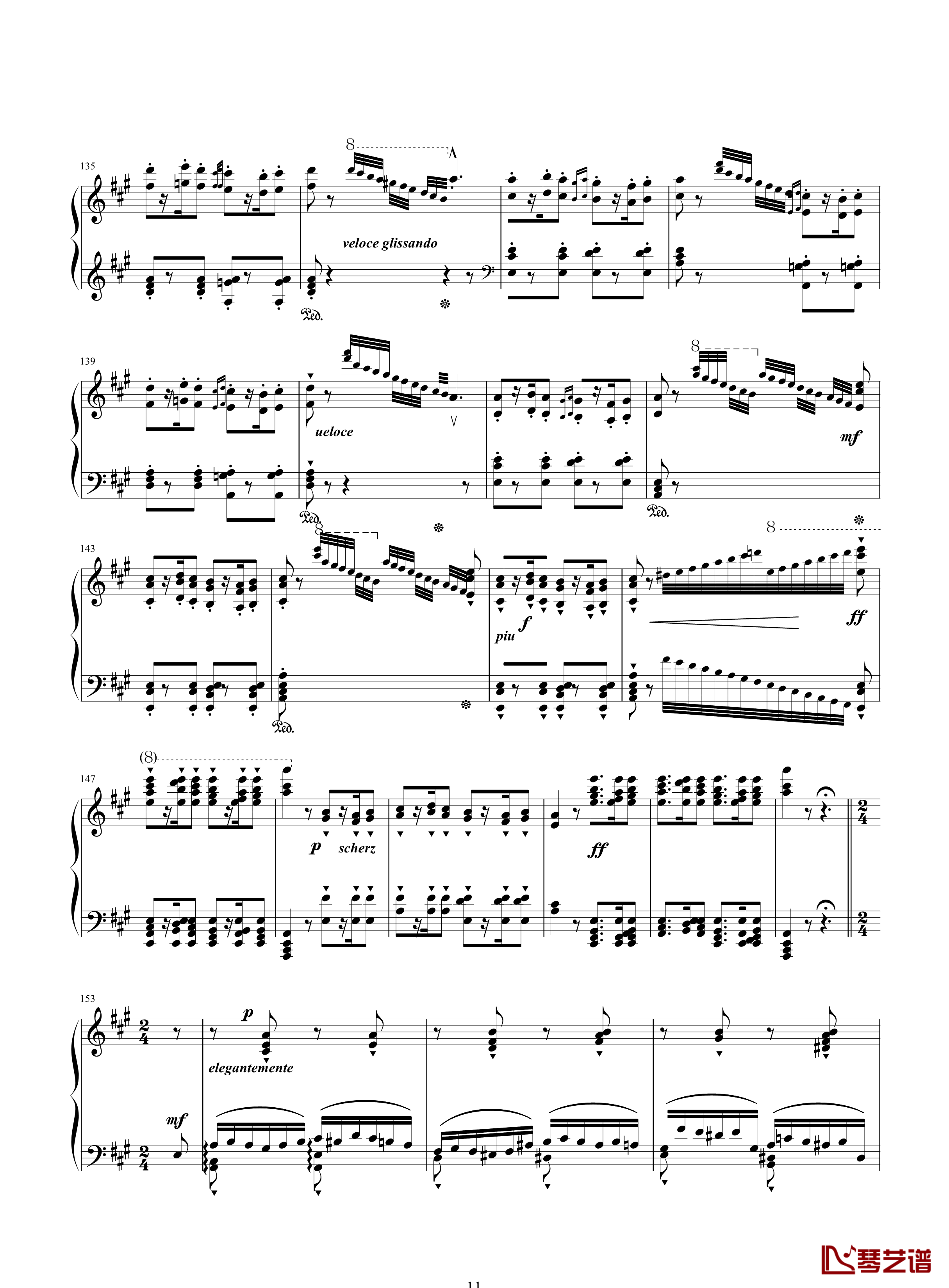 唐璜的回忆钢琴谱-34页全谱-李斯特11