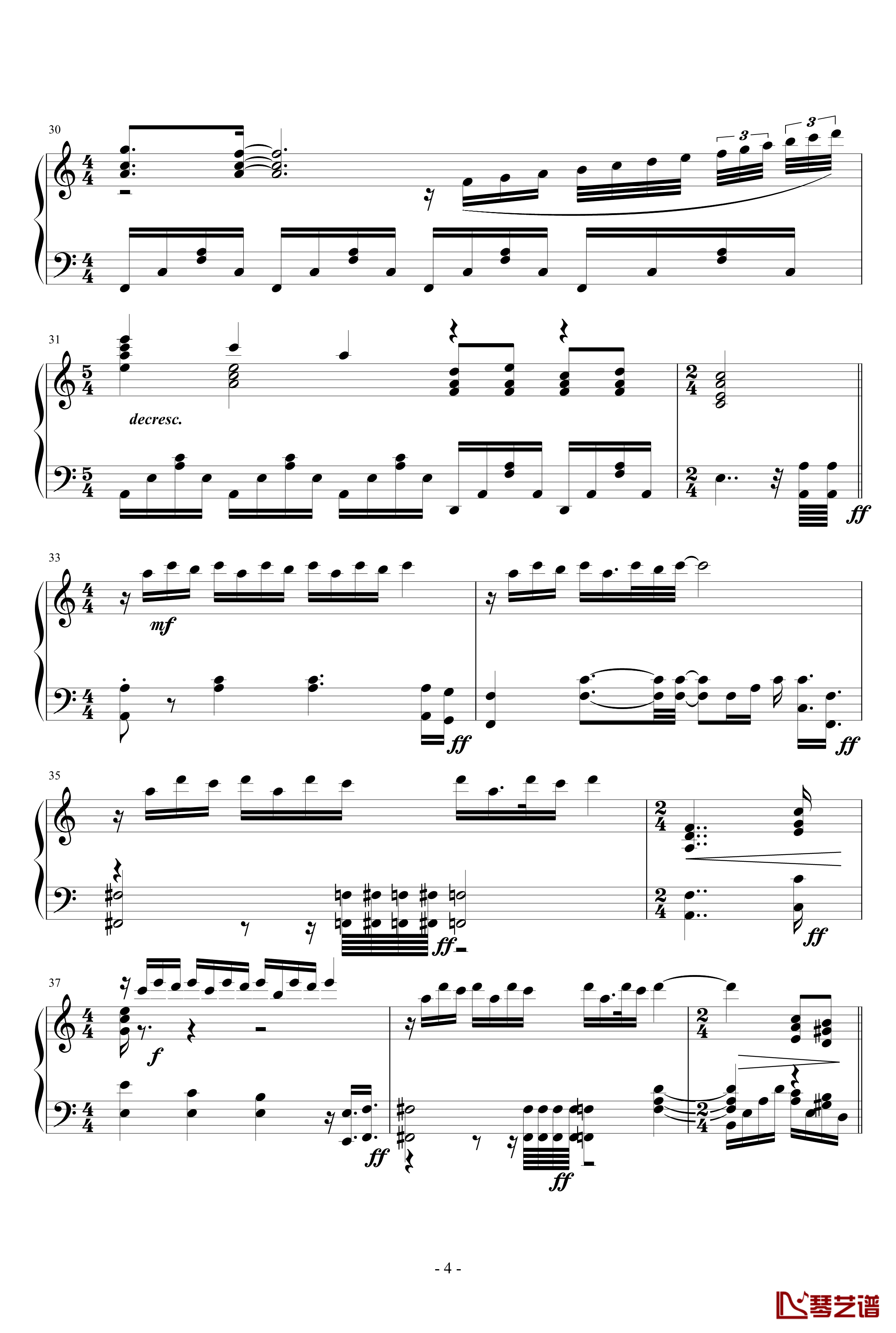 La Ballata Di Sacco E Vanzetti钢琴谱-死刑台的旋律主题曲-Ennio Morricone4