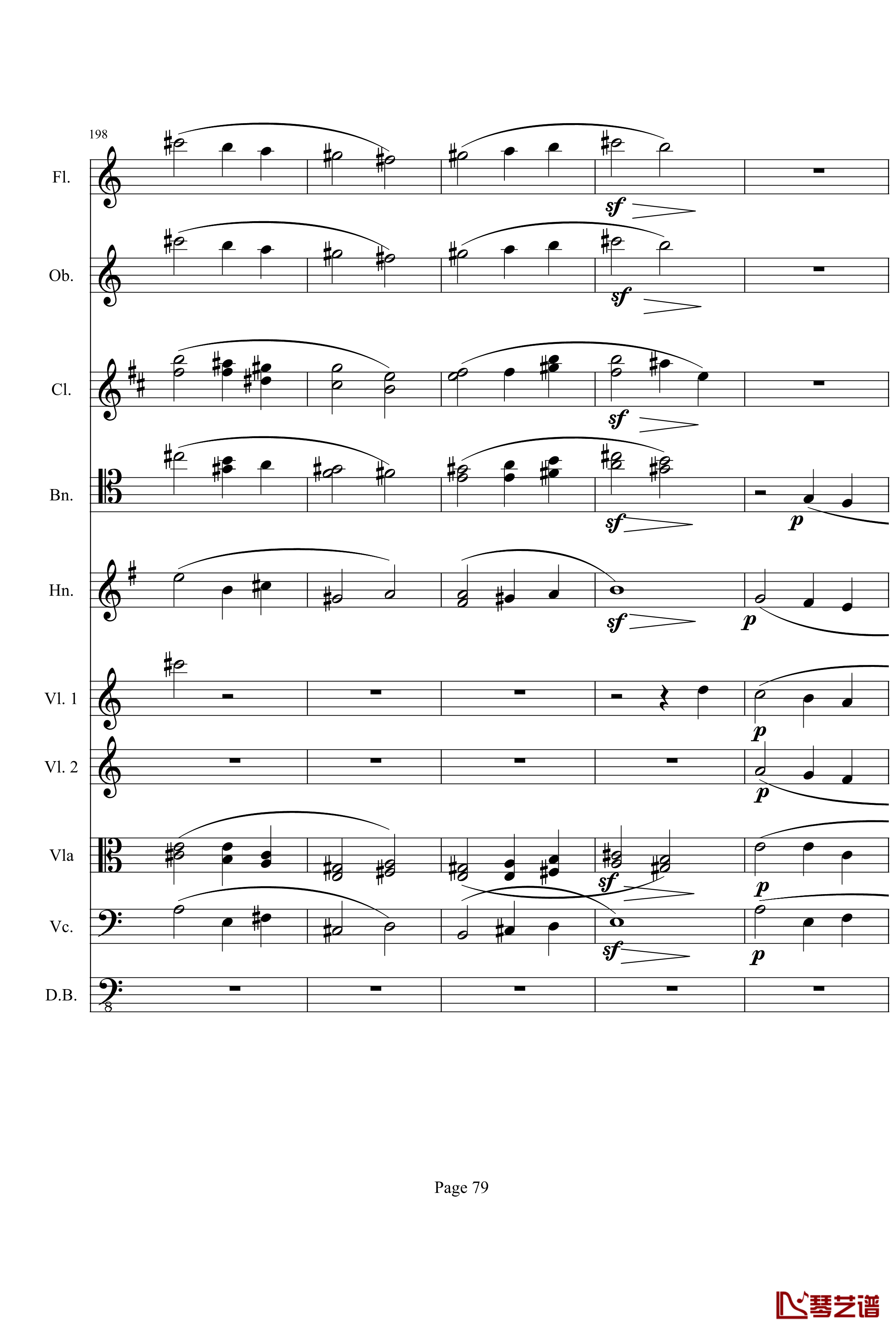 奏鸣曲之交响钢琴谱-第21首-Ⅰ-贝多芬-beethoven79