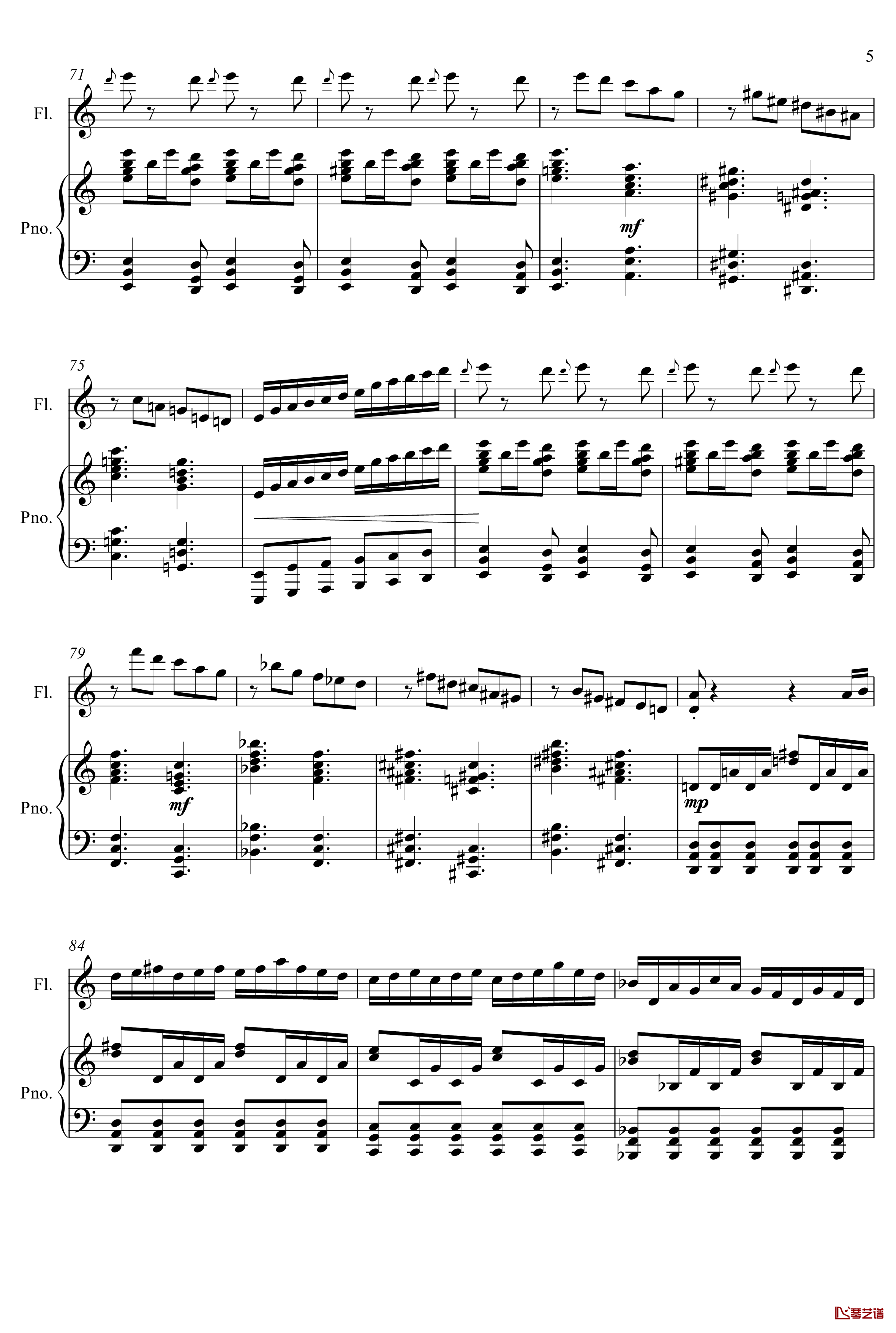 即兴曲3钢琴谱-yewwc5